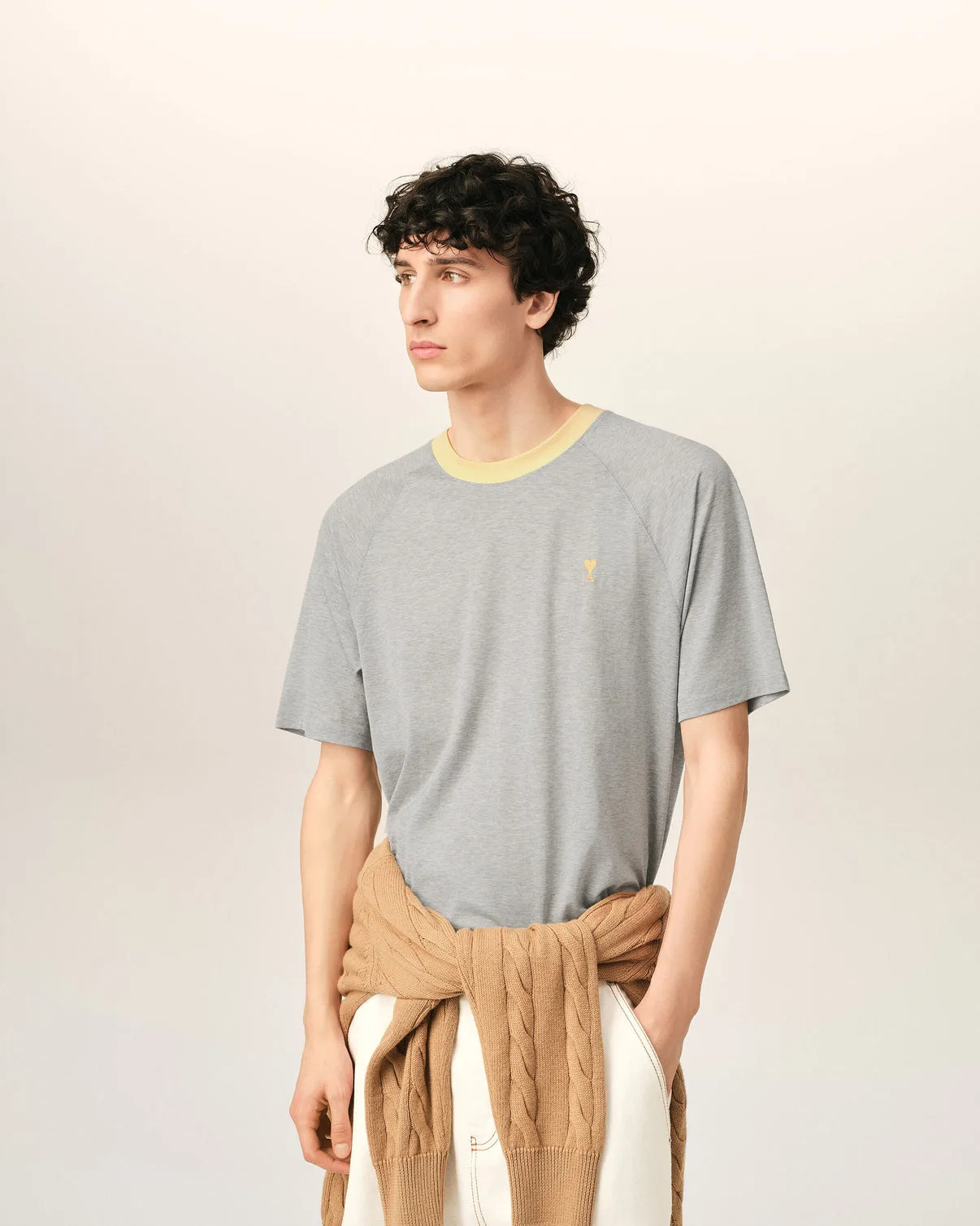 Gray Cotton T-Shirt