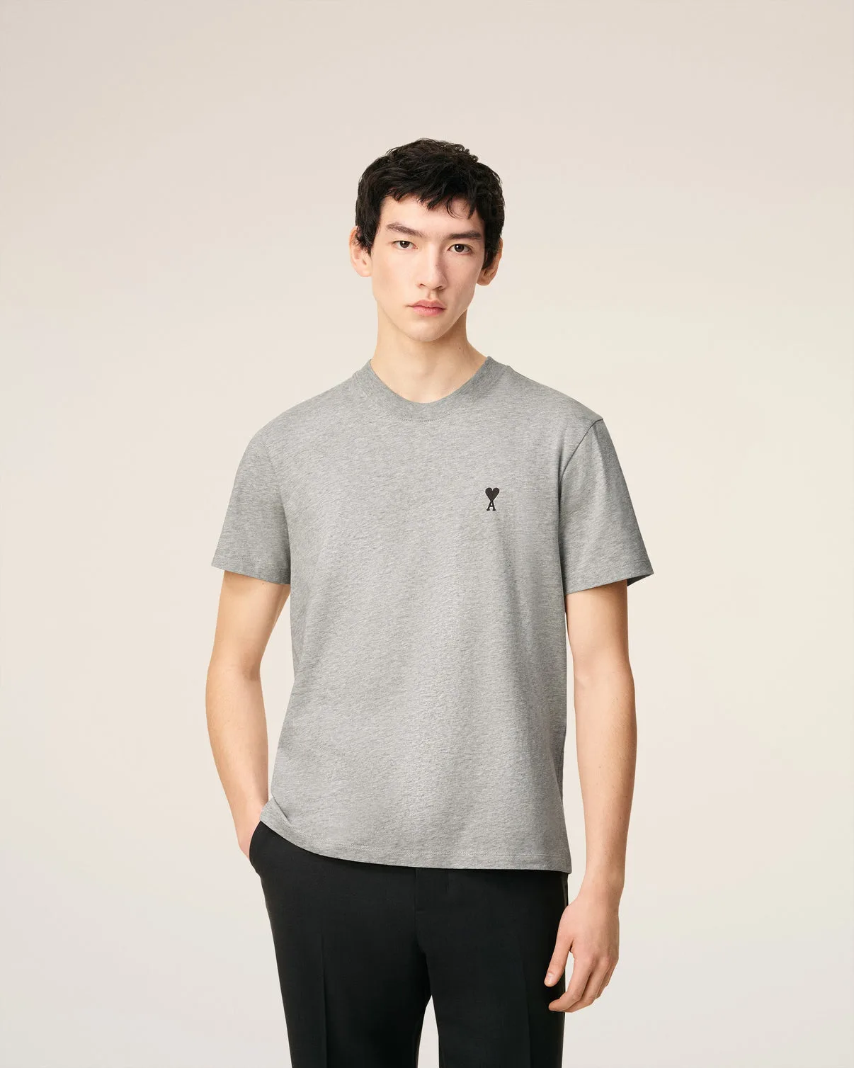 Gray Cotton T-shirt