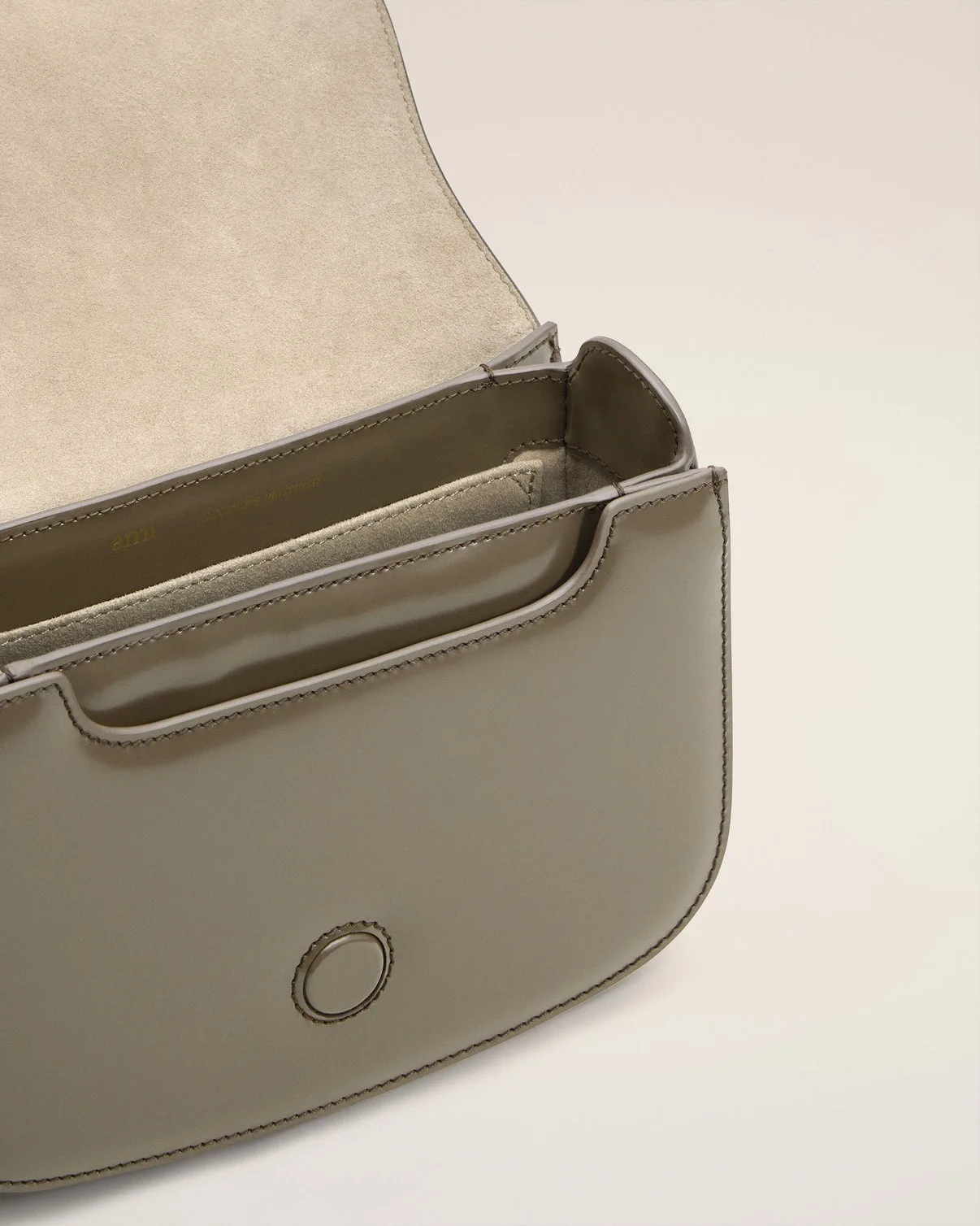 Gray Glazed Leather Paris Paris Bag