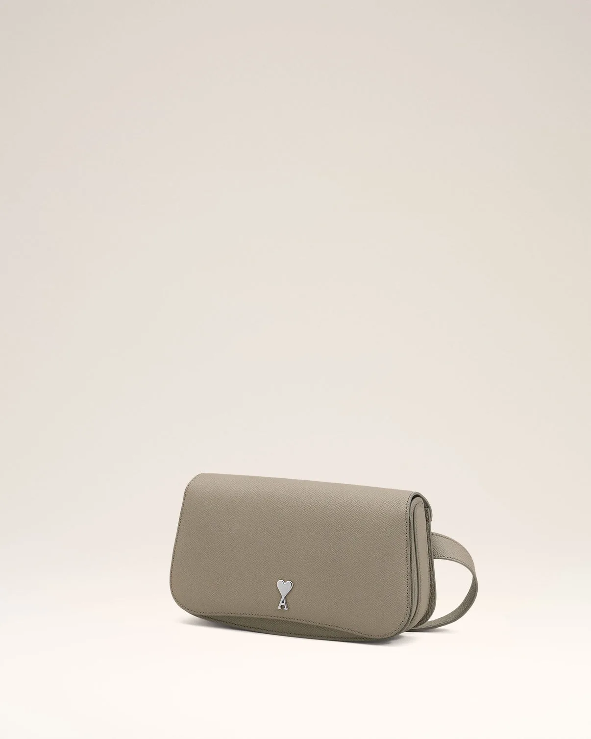 Gray Leather Crossbody Paris Paris Bag