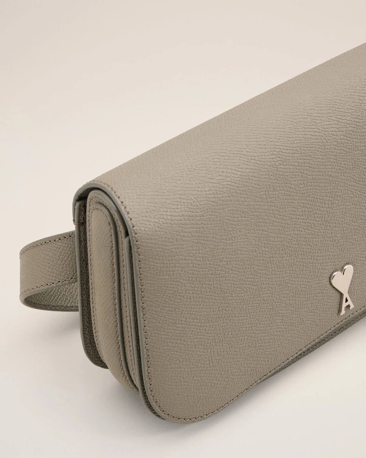 Gray Leather Crossbody Paris Paris Bag