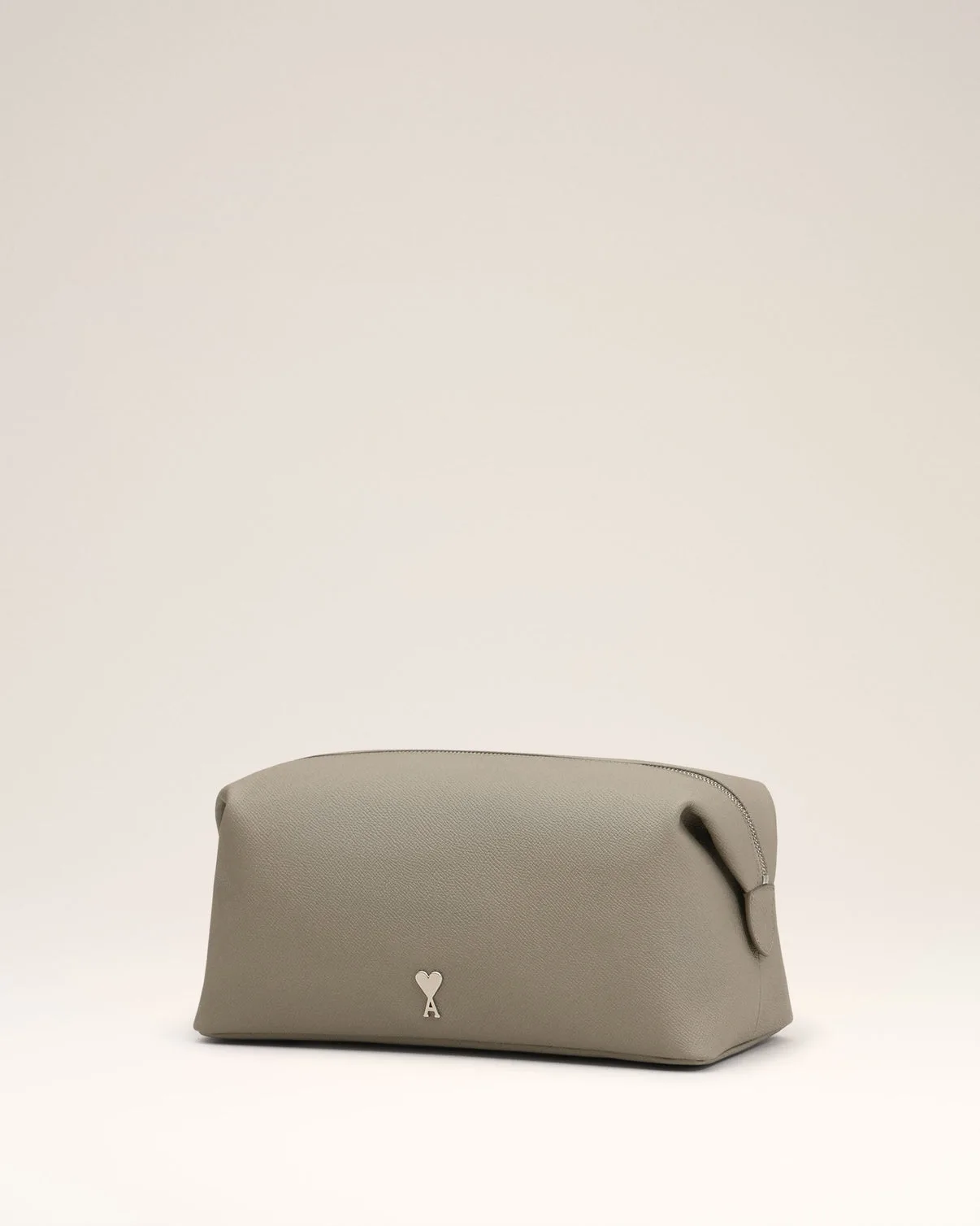 Gray Leather Paris Paris Toiletry Pouch