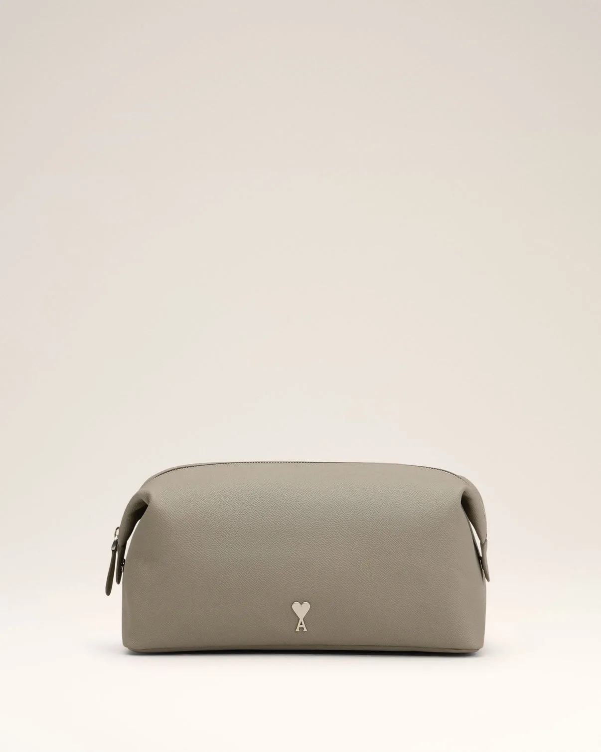 Gray Leather Paris Paris Toiletry Pouch