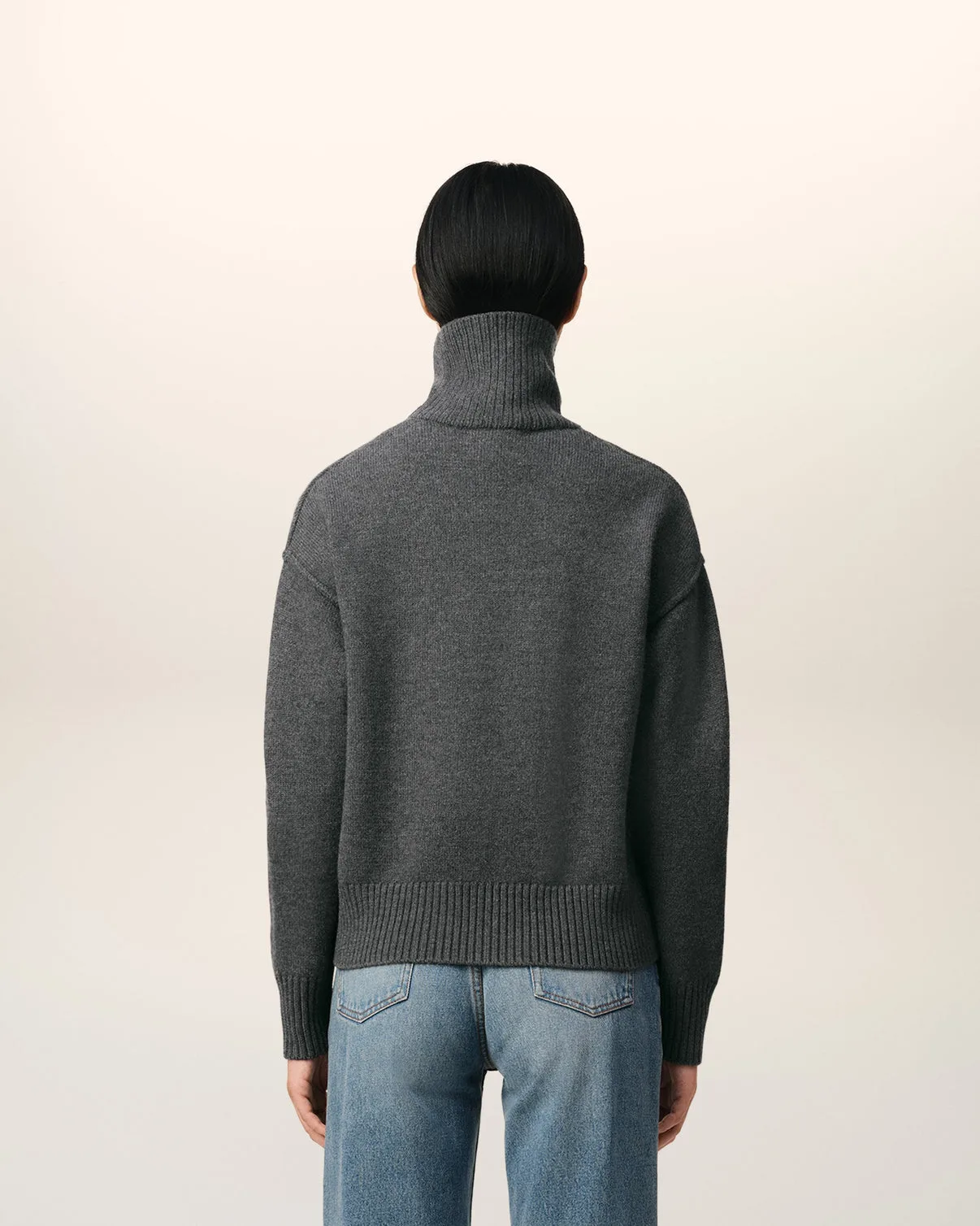 Gray Wool Sweater