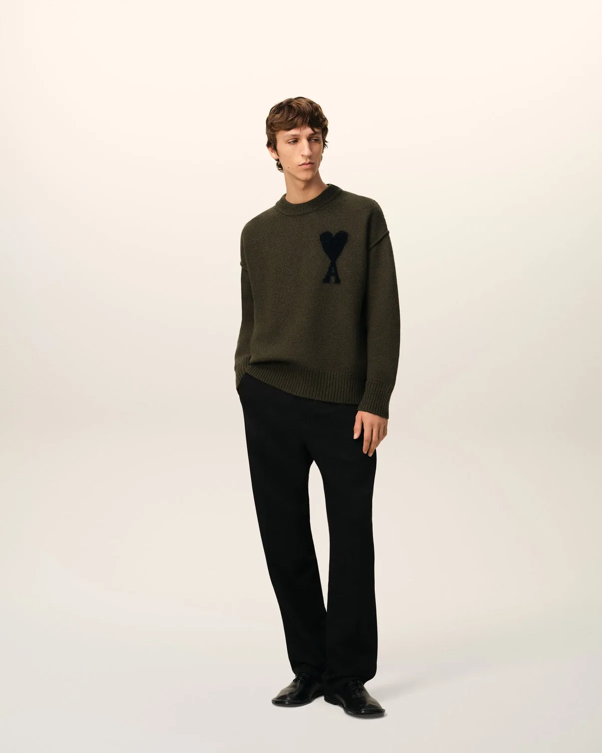 Khaki Wool Sweater