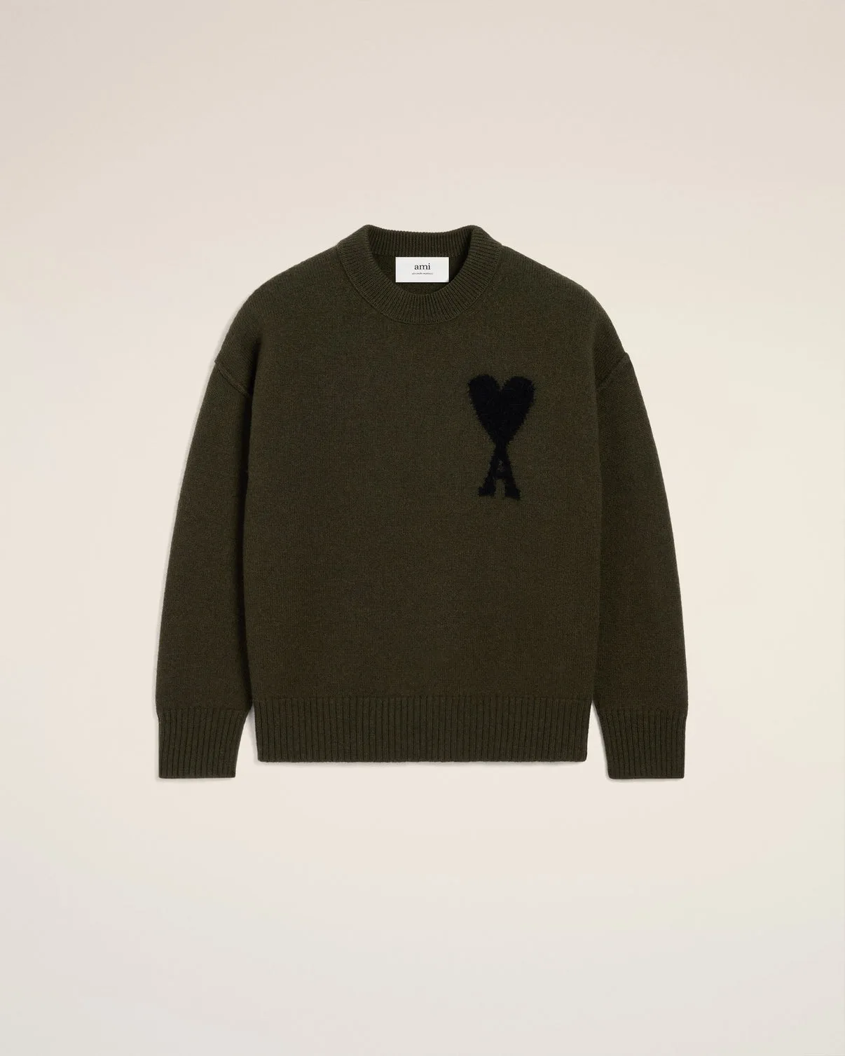 Khaki Wool Sweater