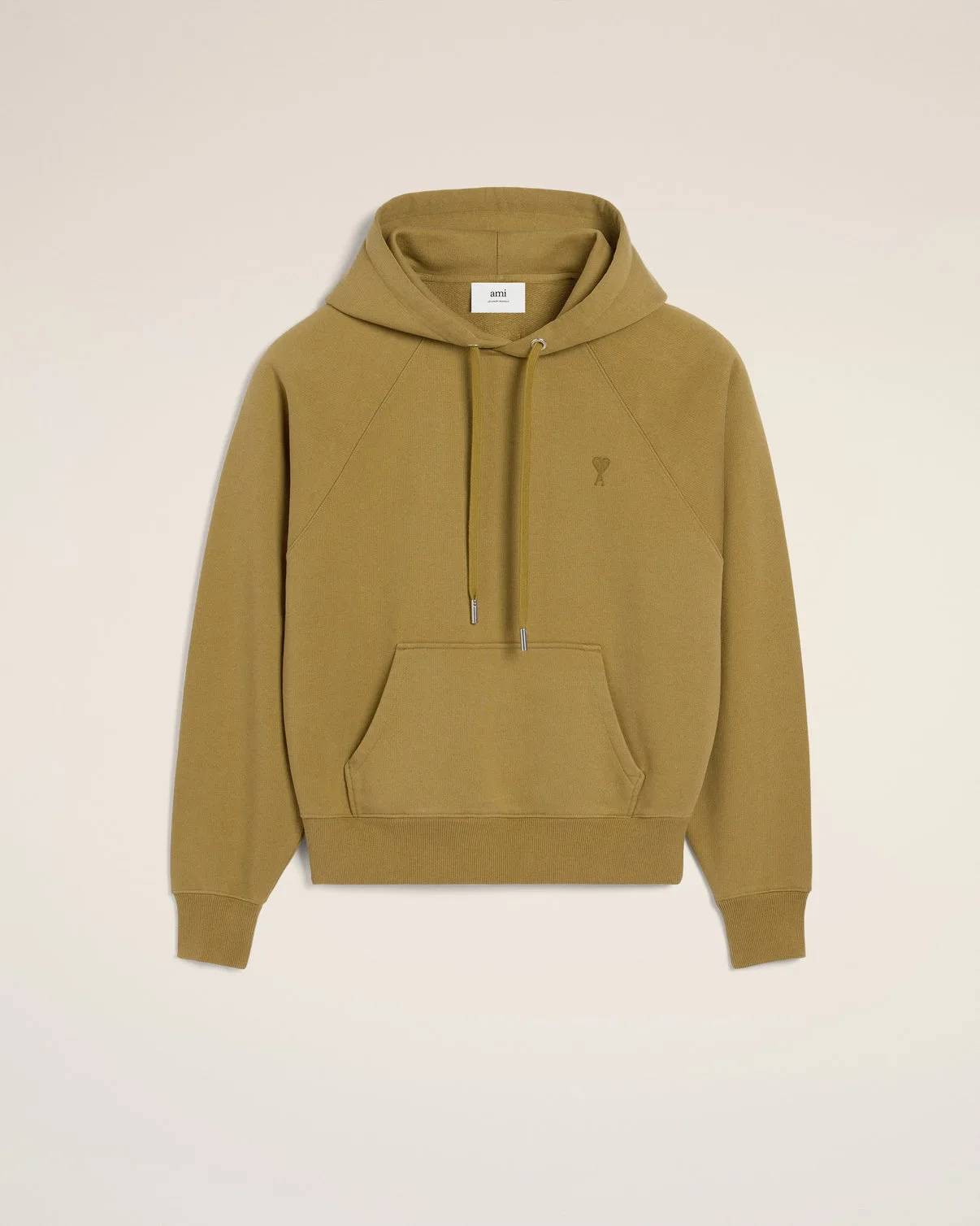 Mustard Cotton Tonal Hoodie