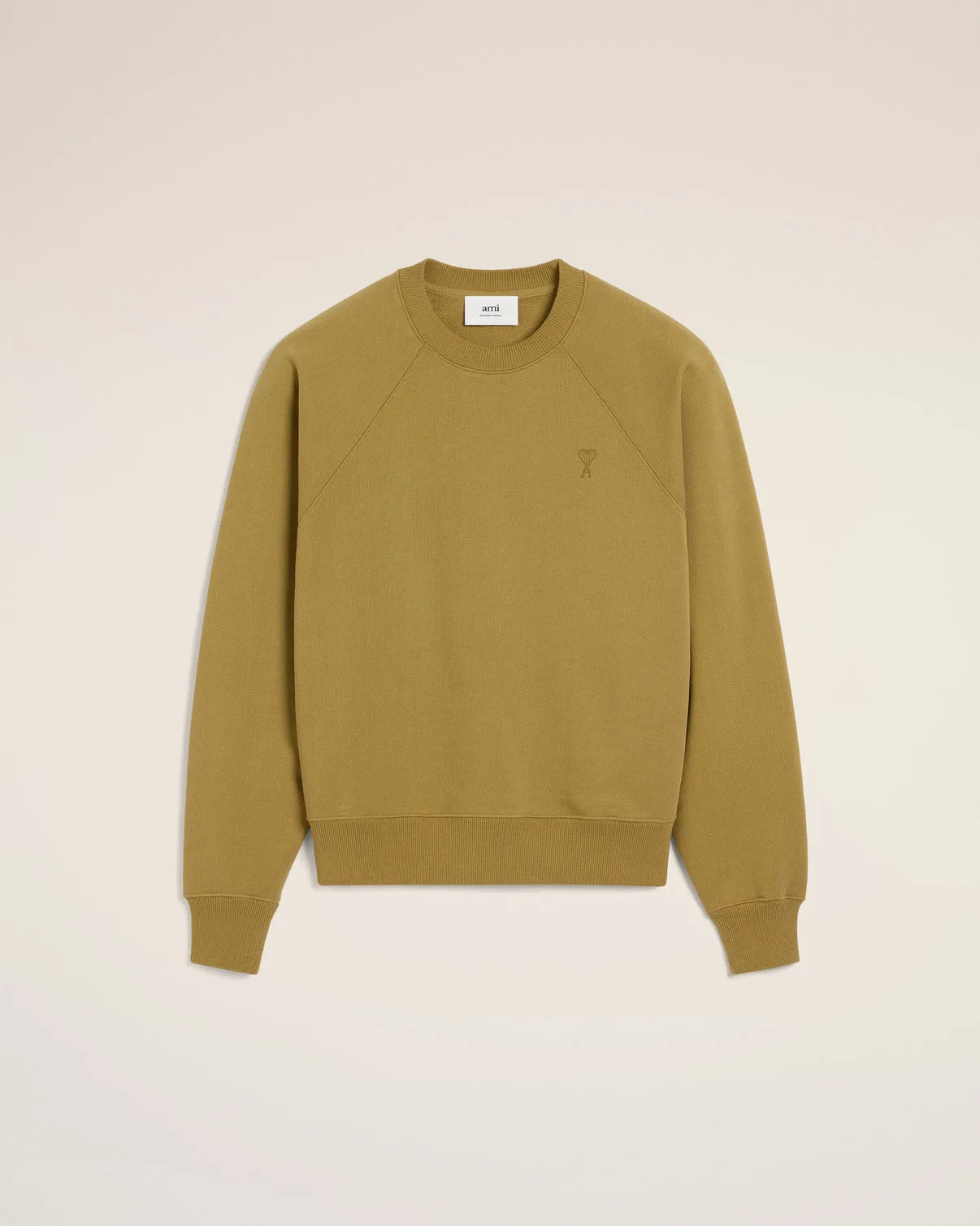 Mustard Cotton Tonal Sweatshirt