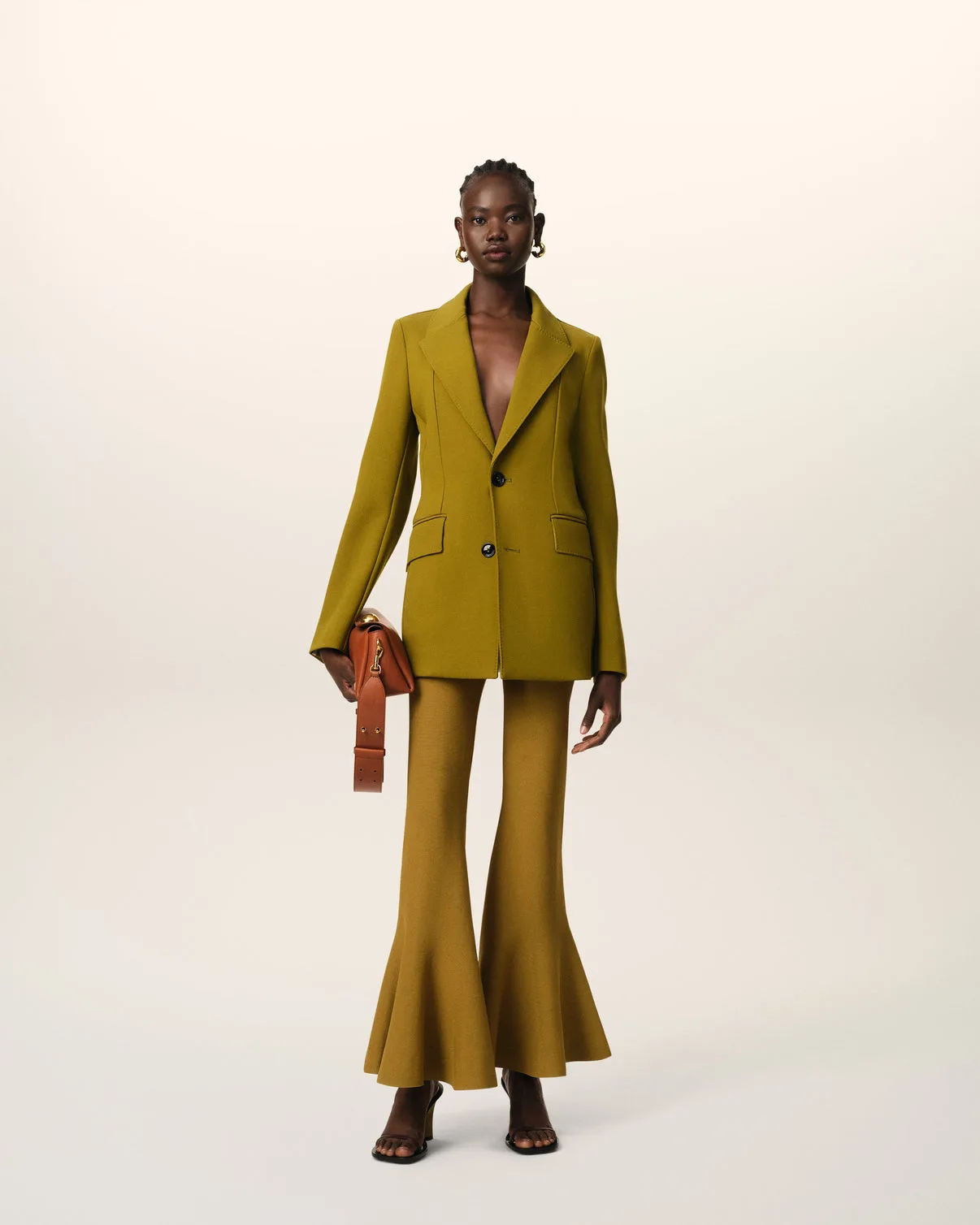Mustard Godet Short Pants