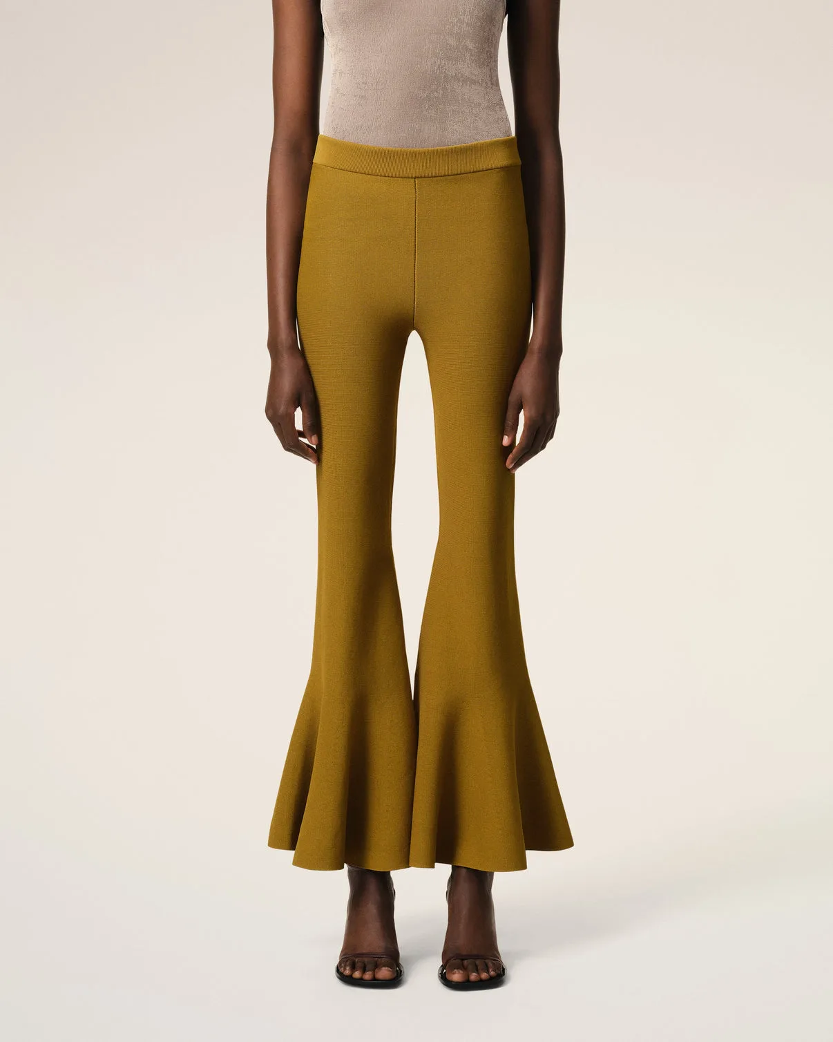Mustard Godet Short Pants