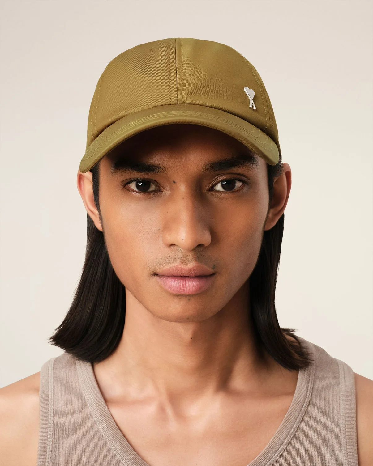 Mustard Twill Stud Cap