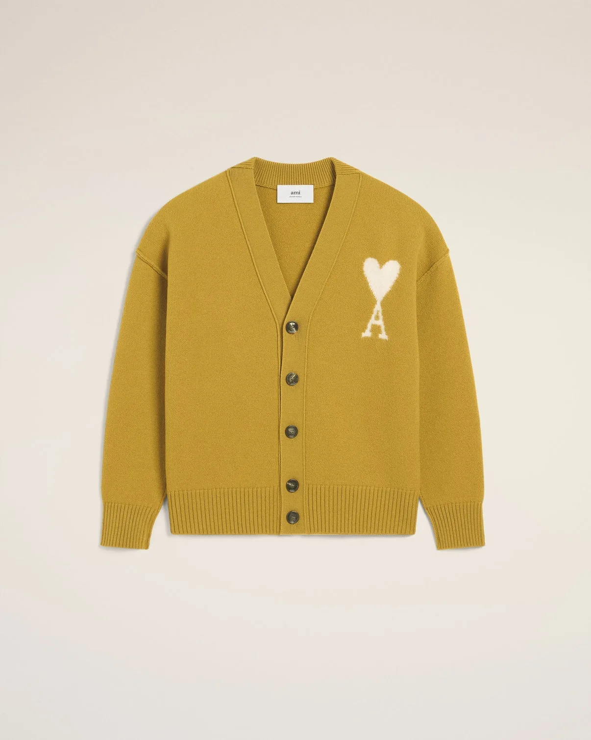 Mustard Wool Cardigan