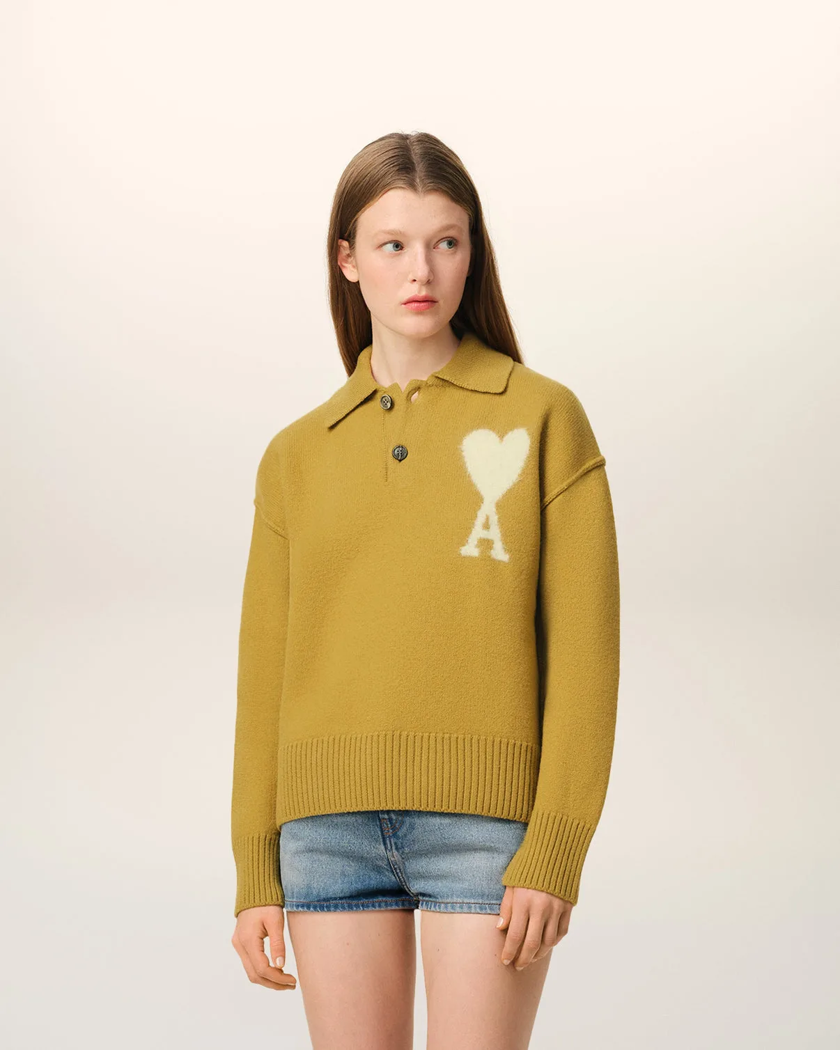 Mustard Wool Polo
