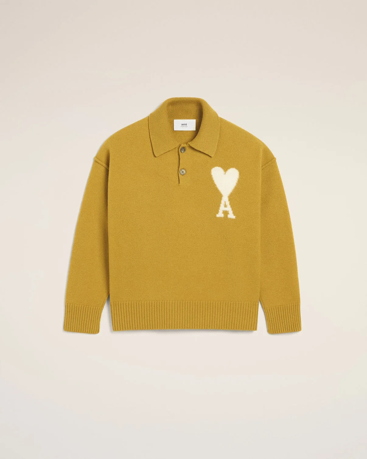 Mustard Wool Polo