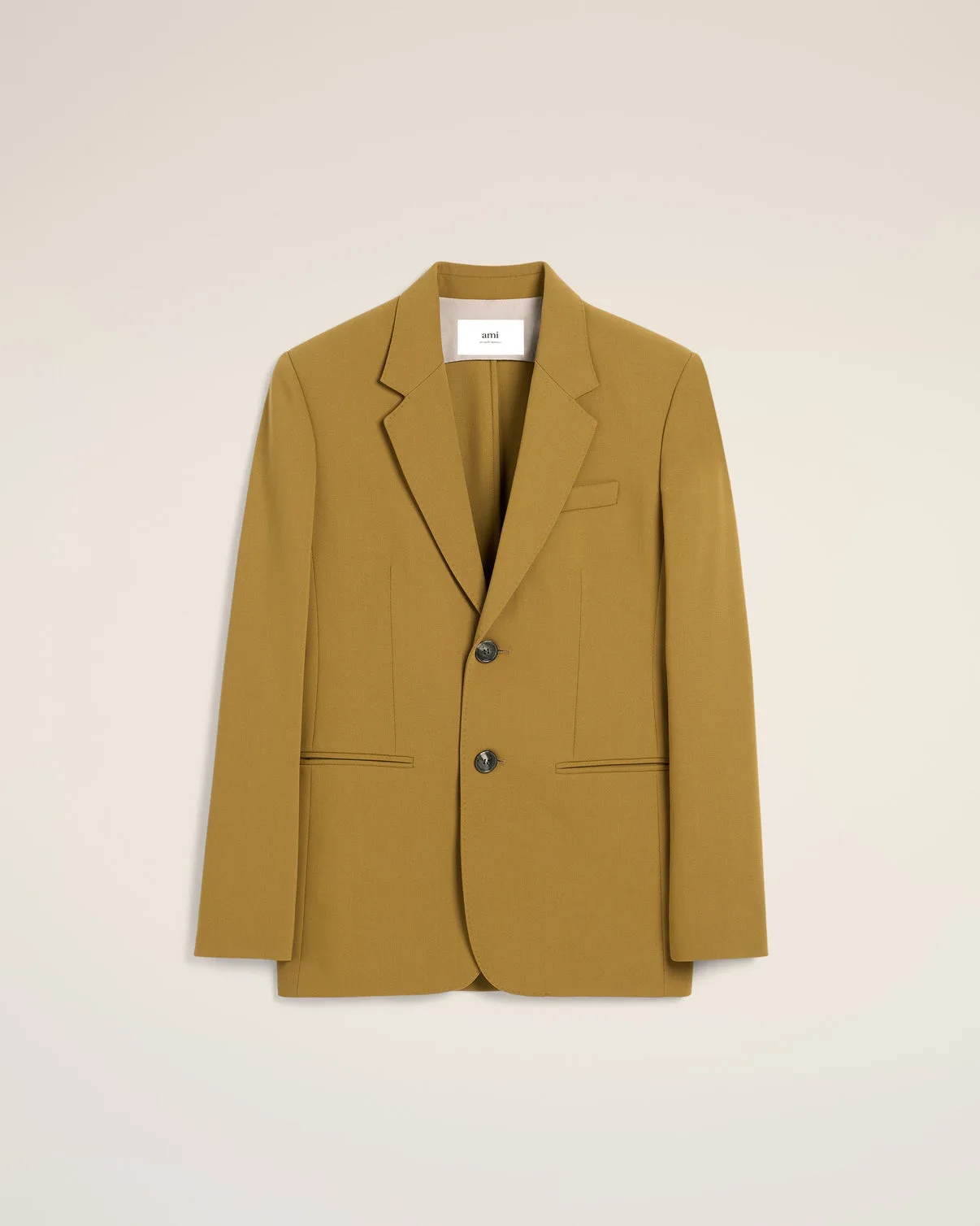 Mustard Wool Semi-Lined Jacket