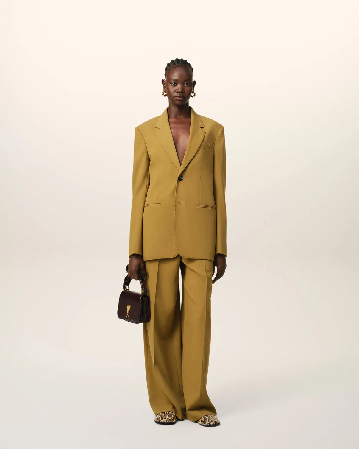 Mustard Wool Semi-Lined Jacket