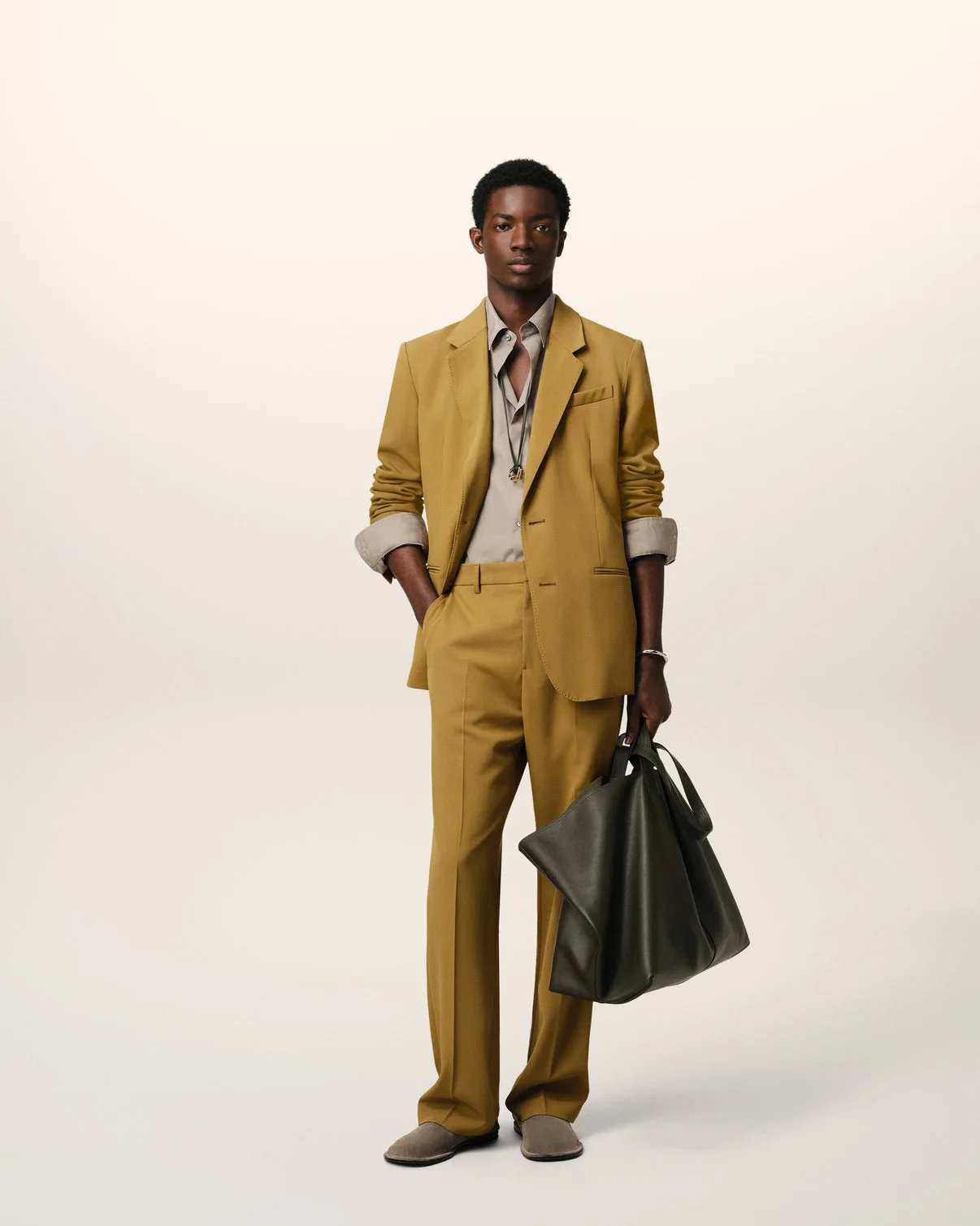 Mustard Wool Semi-Lined Jacket