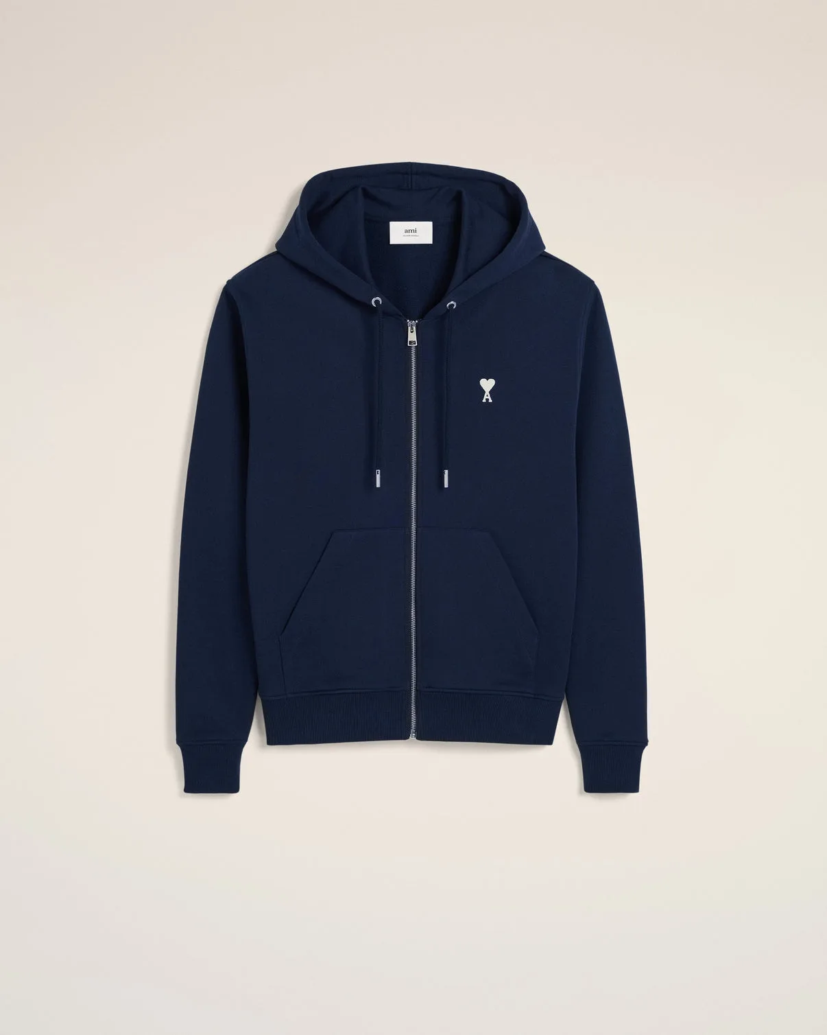 Navy Cotton Hoodie