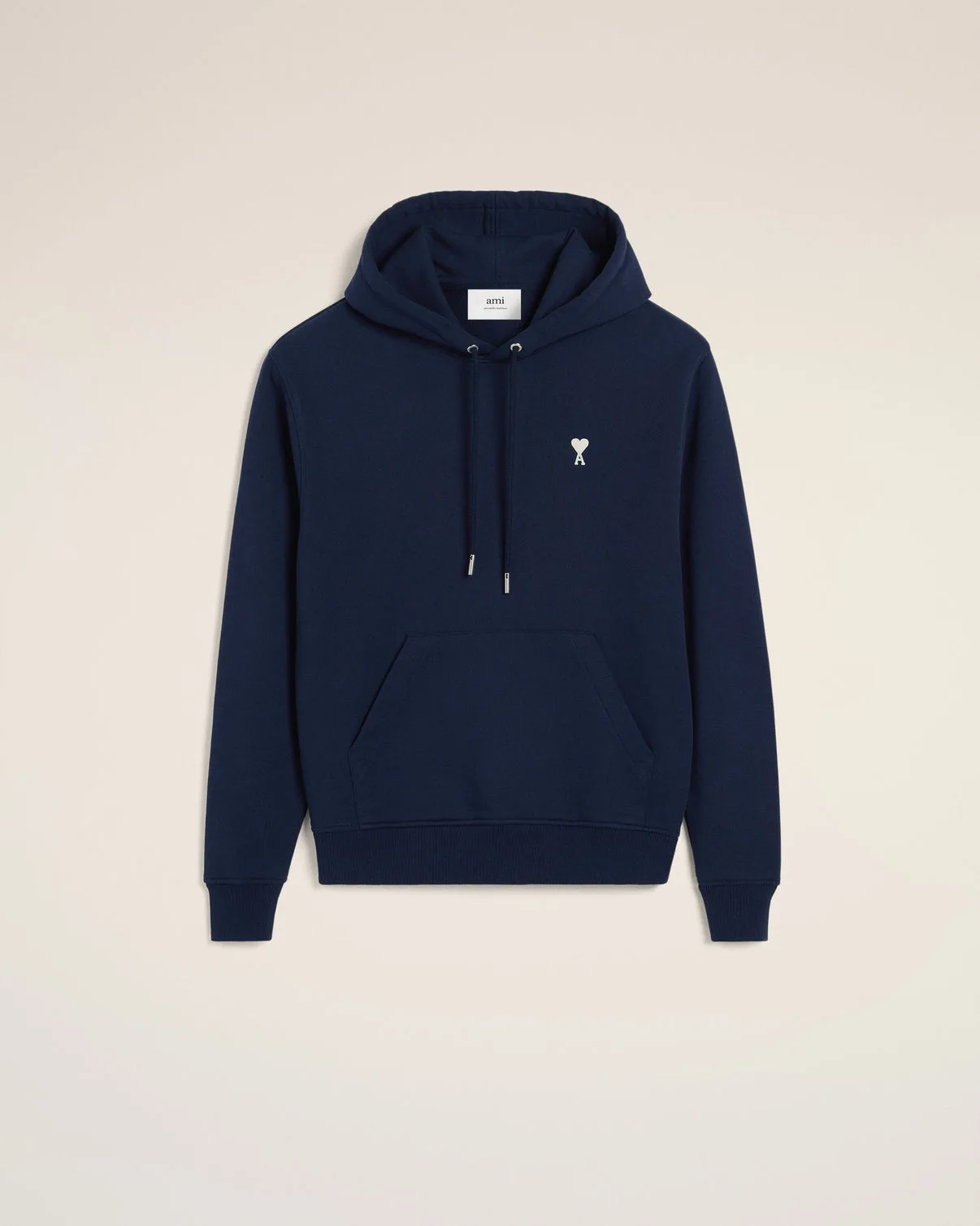 Navy Cotton Hoodie