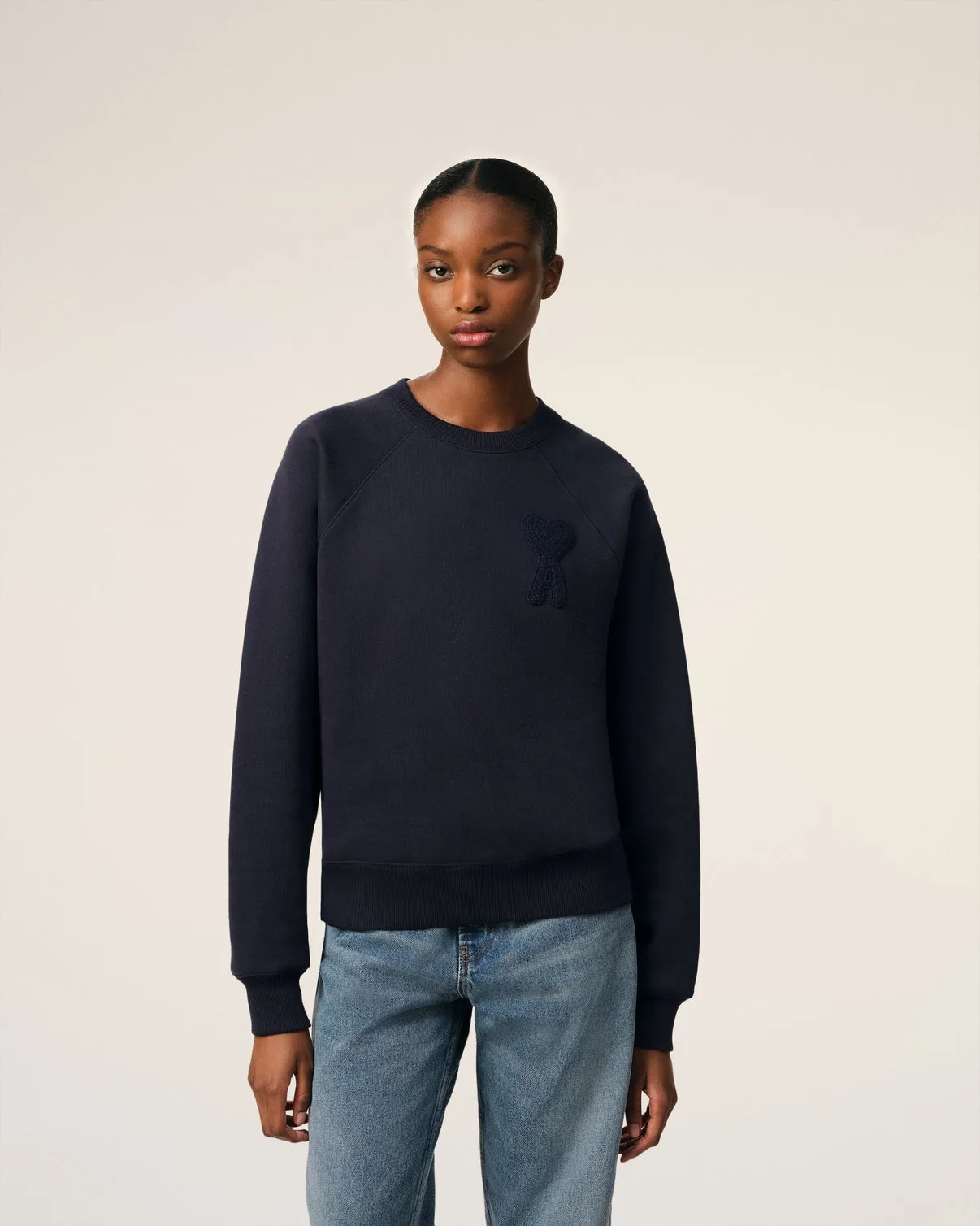 Navy Cotton Patch Sweatshirt