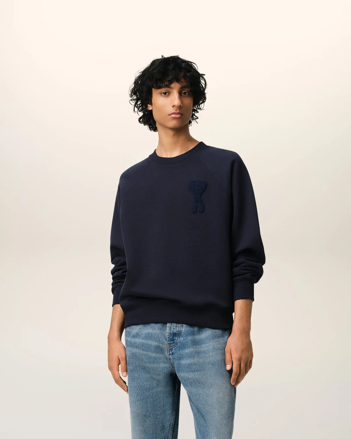 Navy Cotton Patch Sweatshirt
