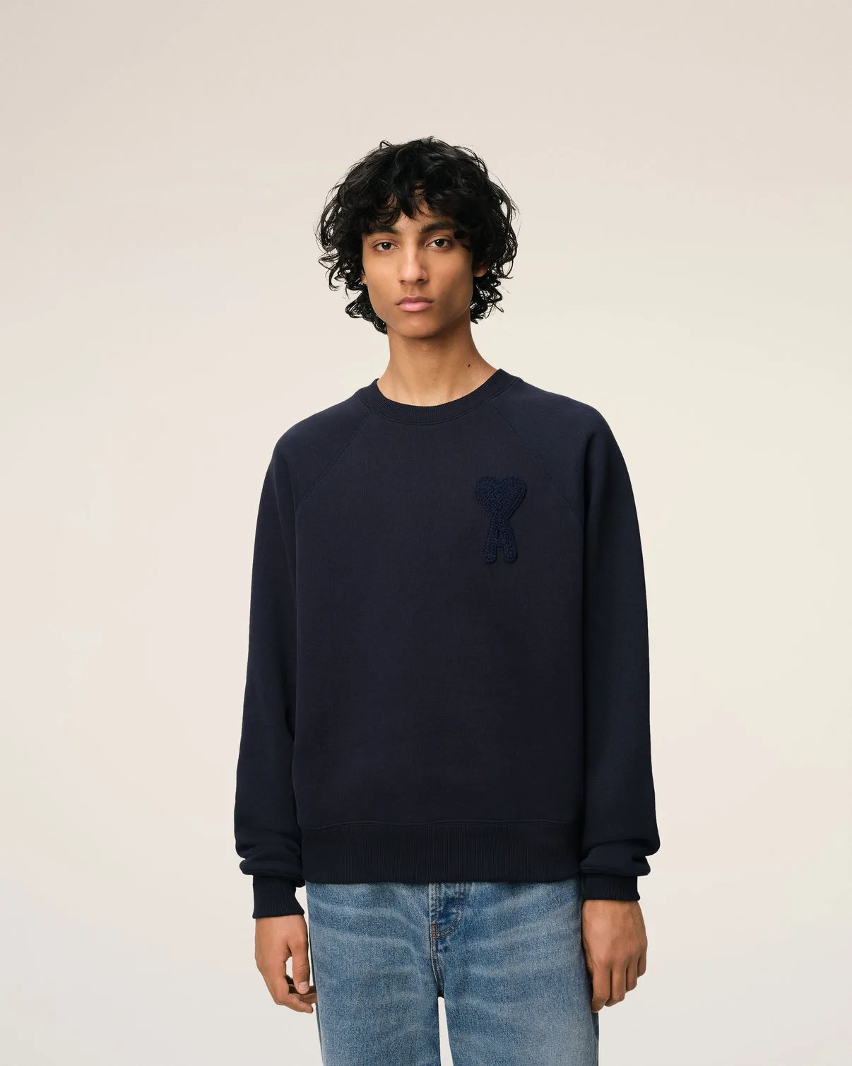 Navy Cotton Patch Sweatshirt