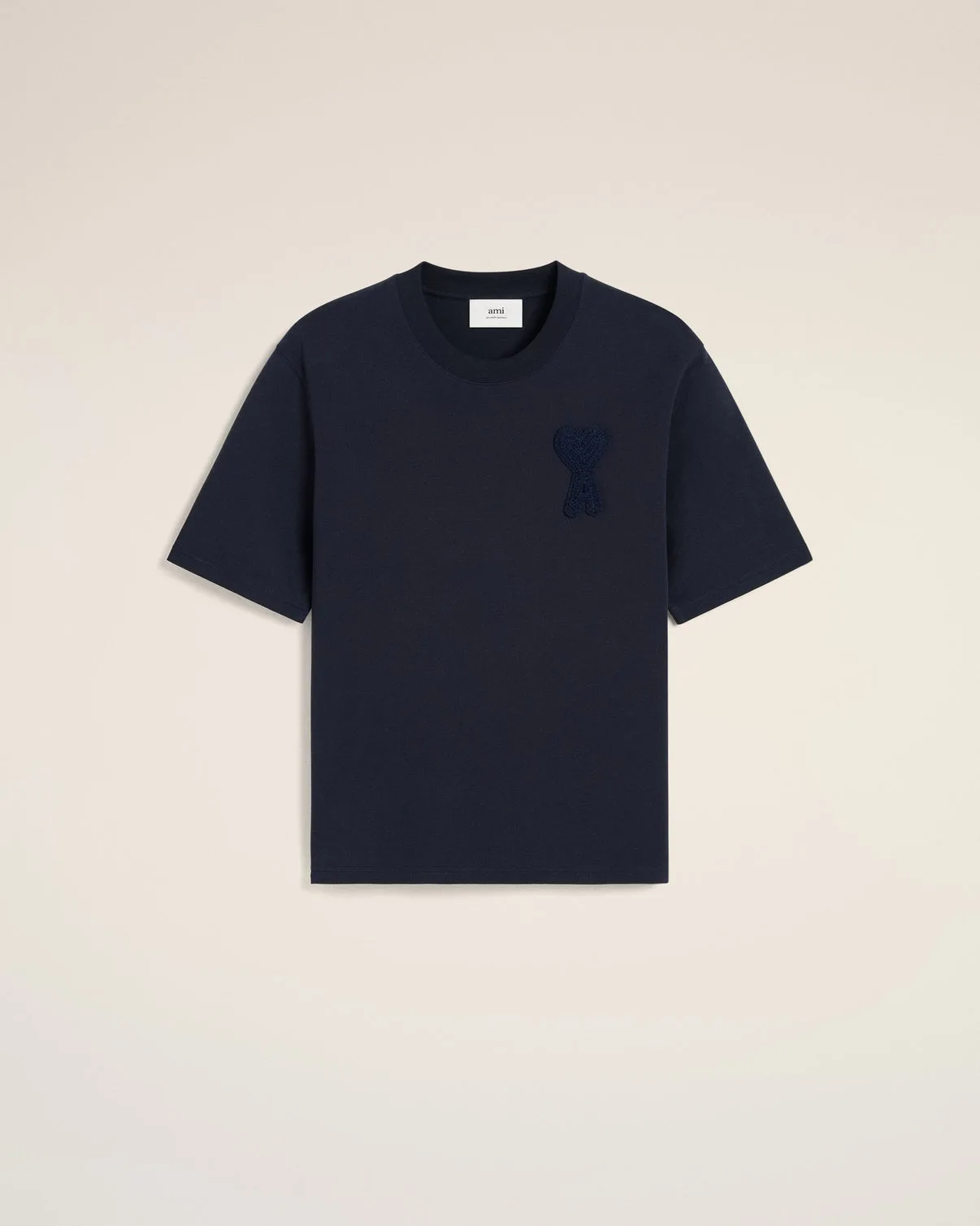 Navy Cotton Patch T-Shirt