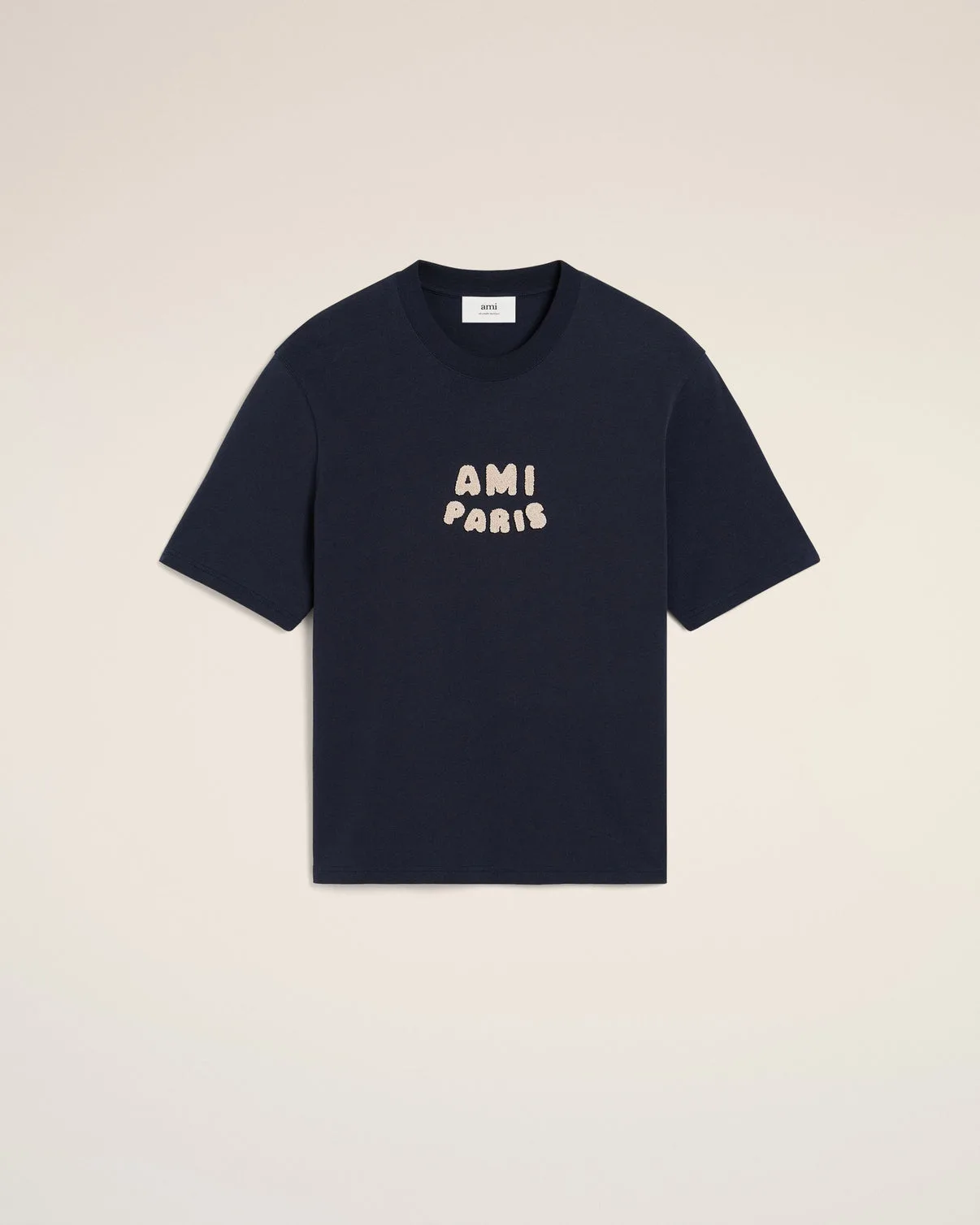Navy Cotton Patch T-Shirt