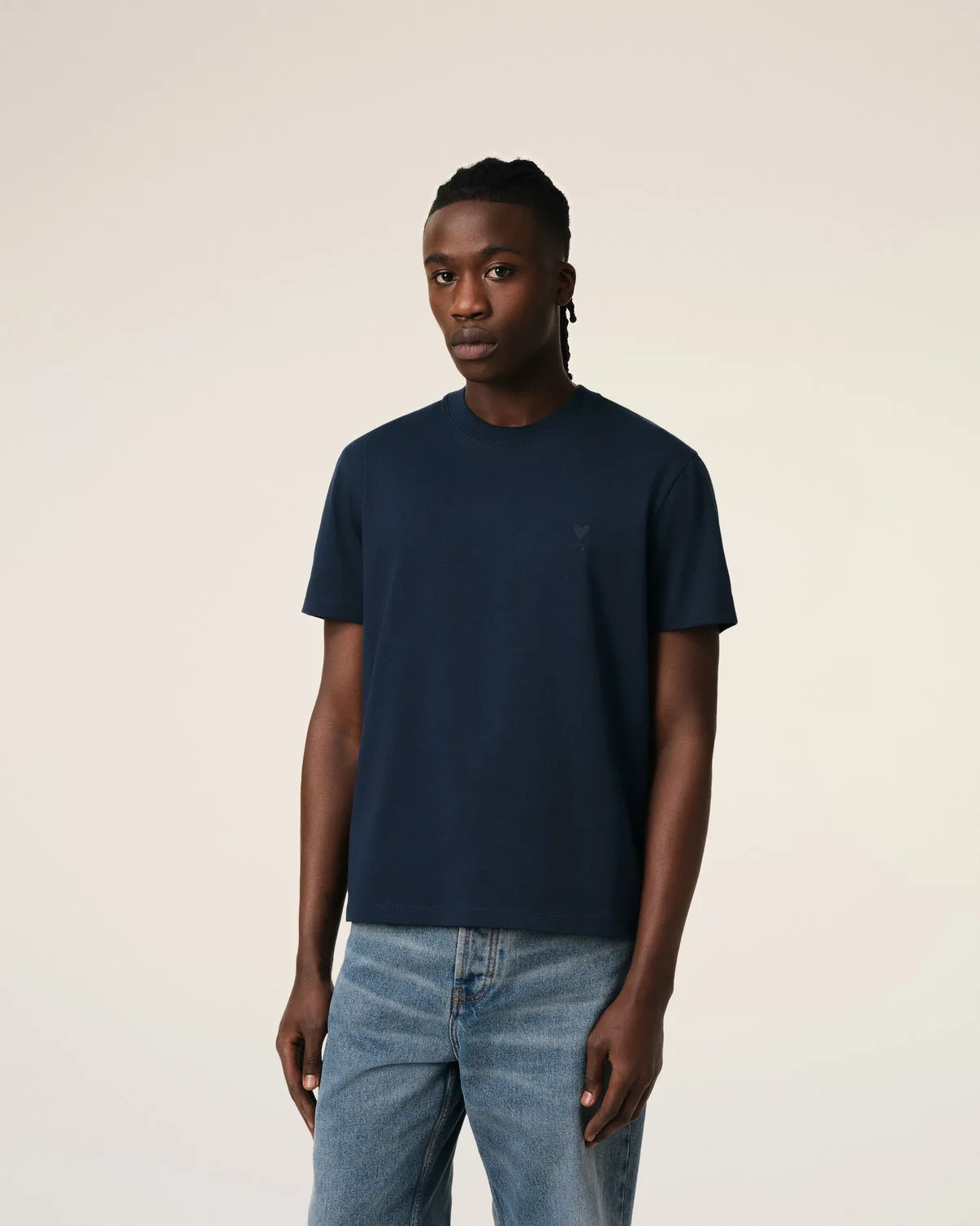 Navy Cotton T-Shirt