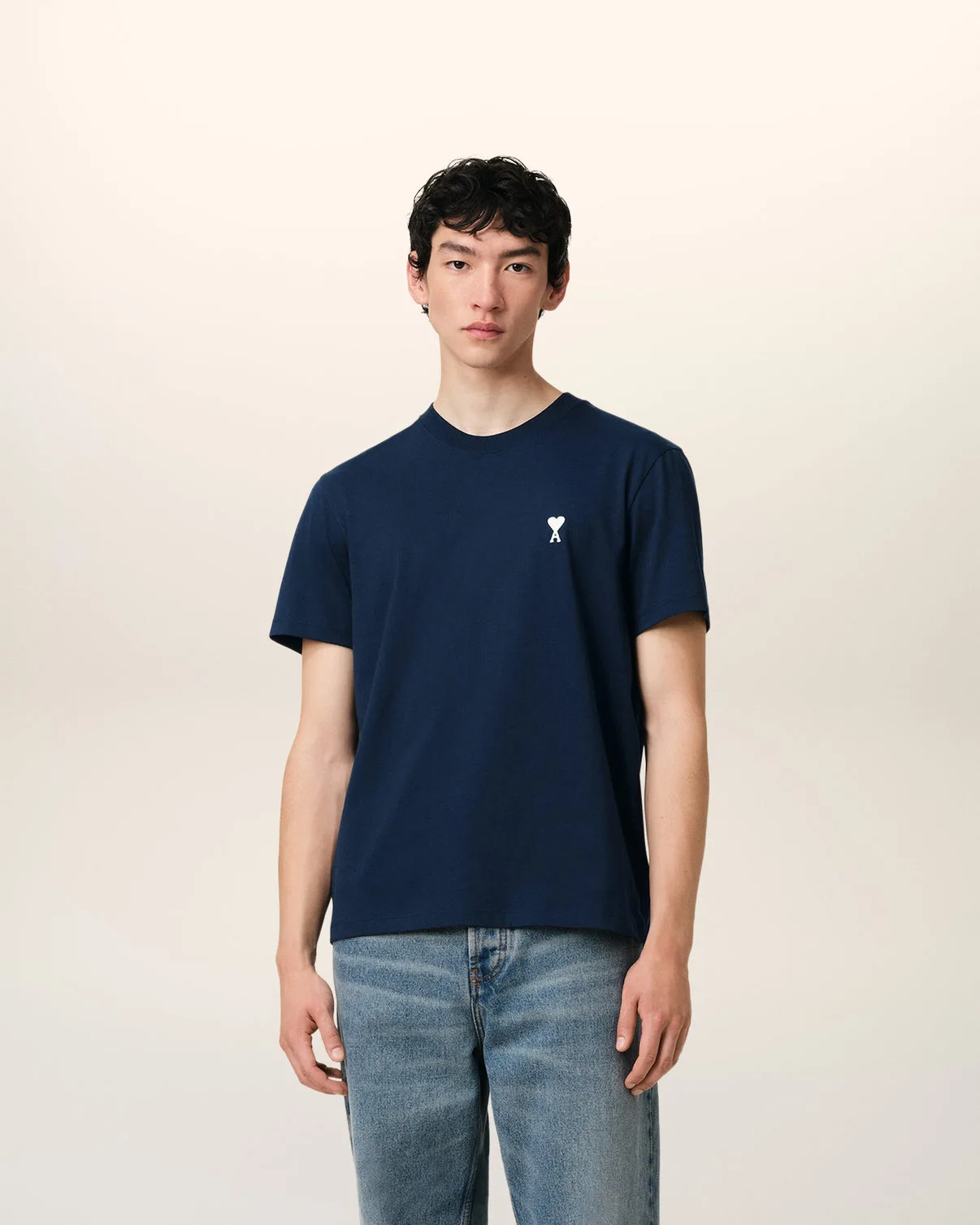 Navy Cotton T-Shirt