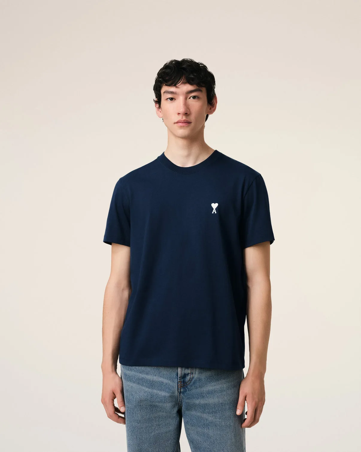Navy Cotton T-Shirt