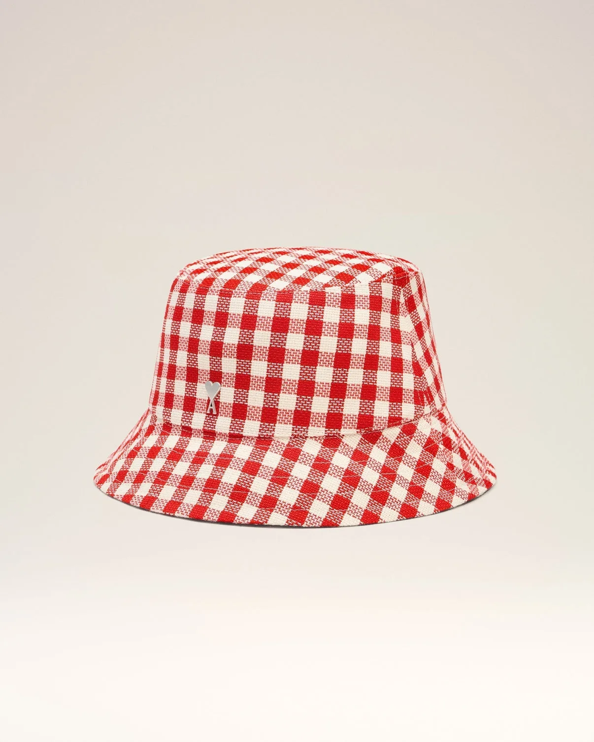 Plaid Red Wool Bucket Hat