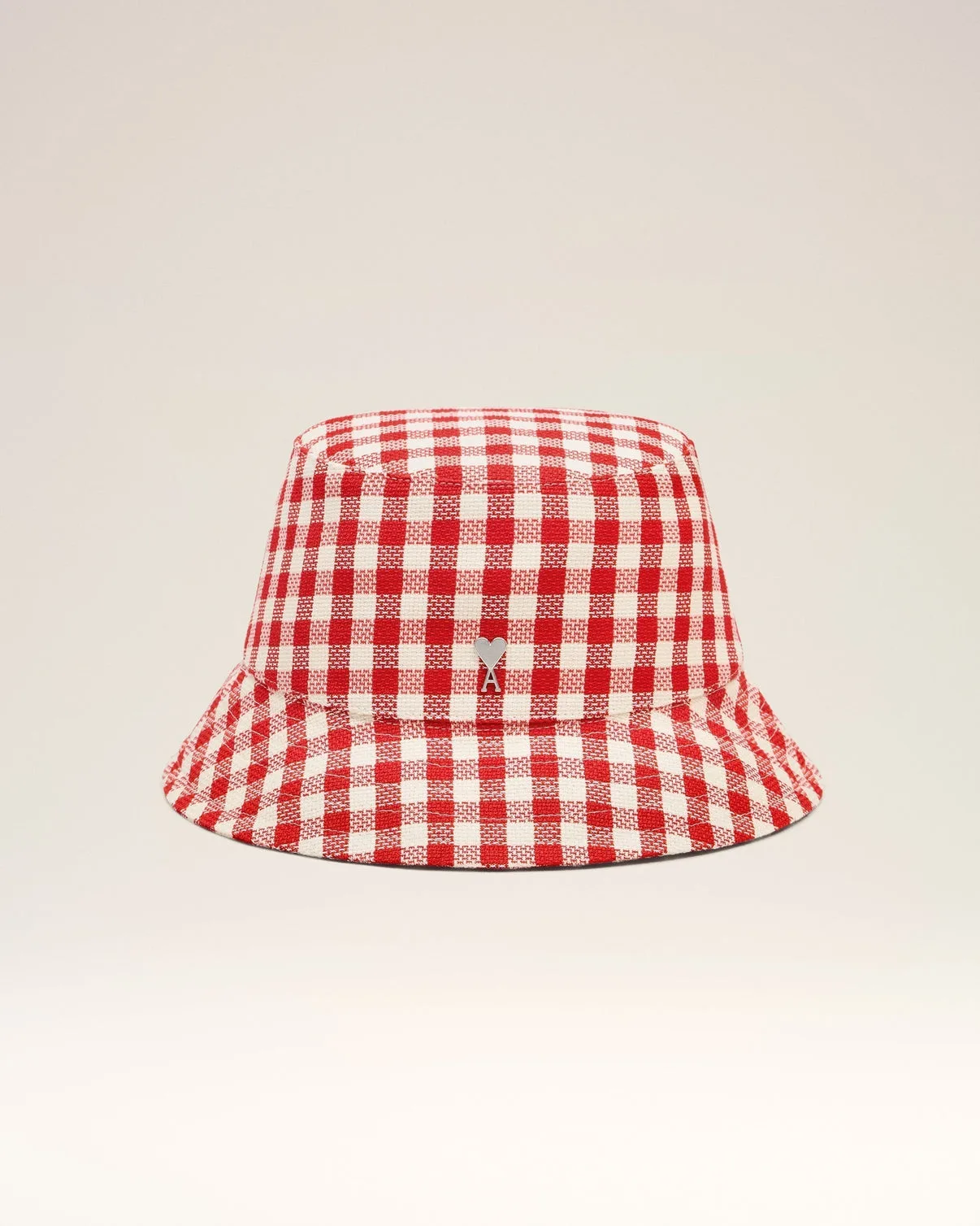 Plaid Red Wool Bucket Hat