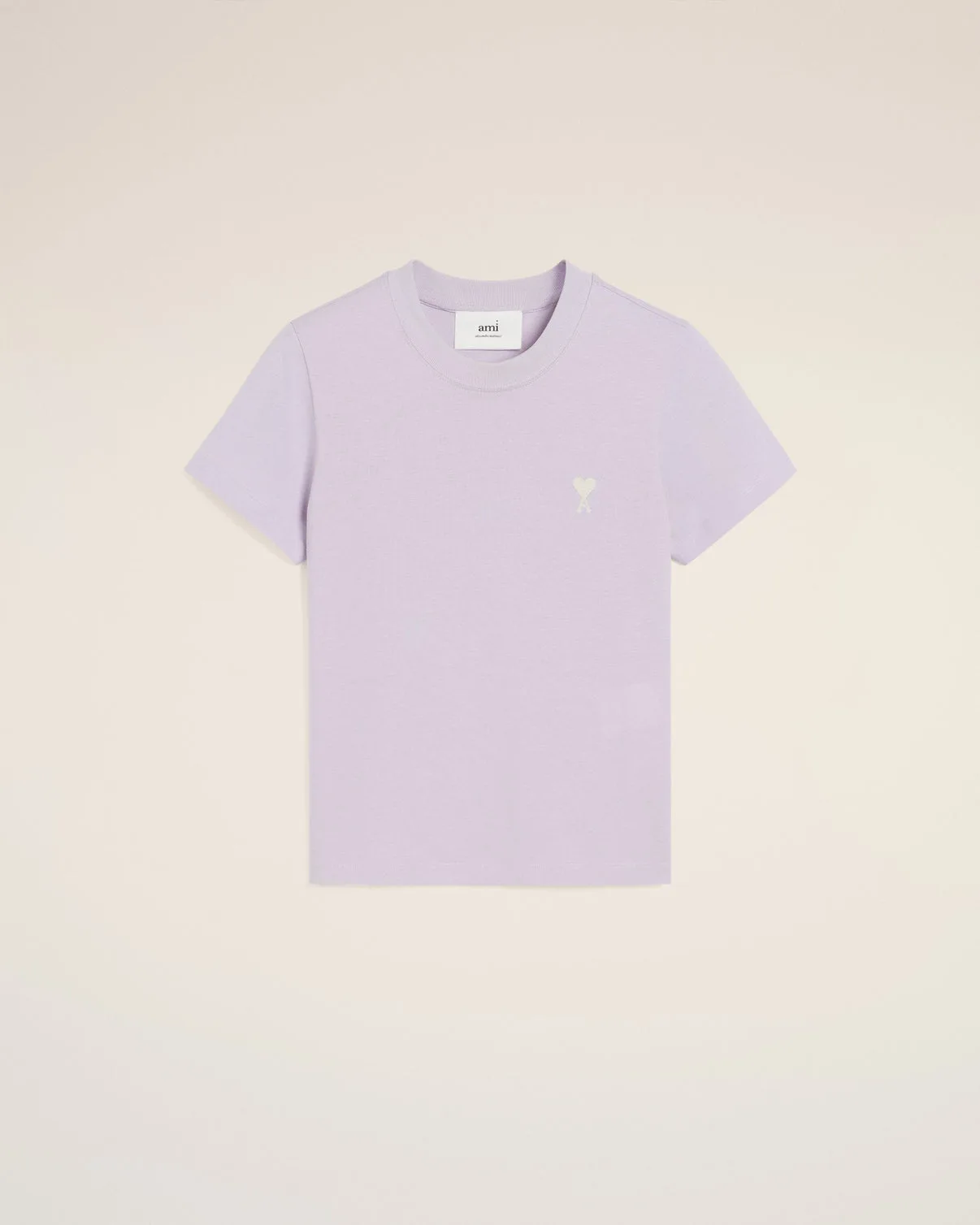 Purple Cotton Cropped T-Shirt