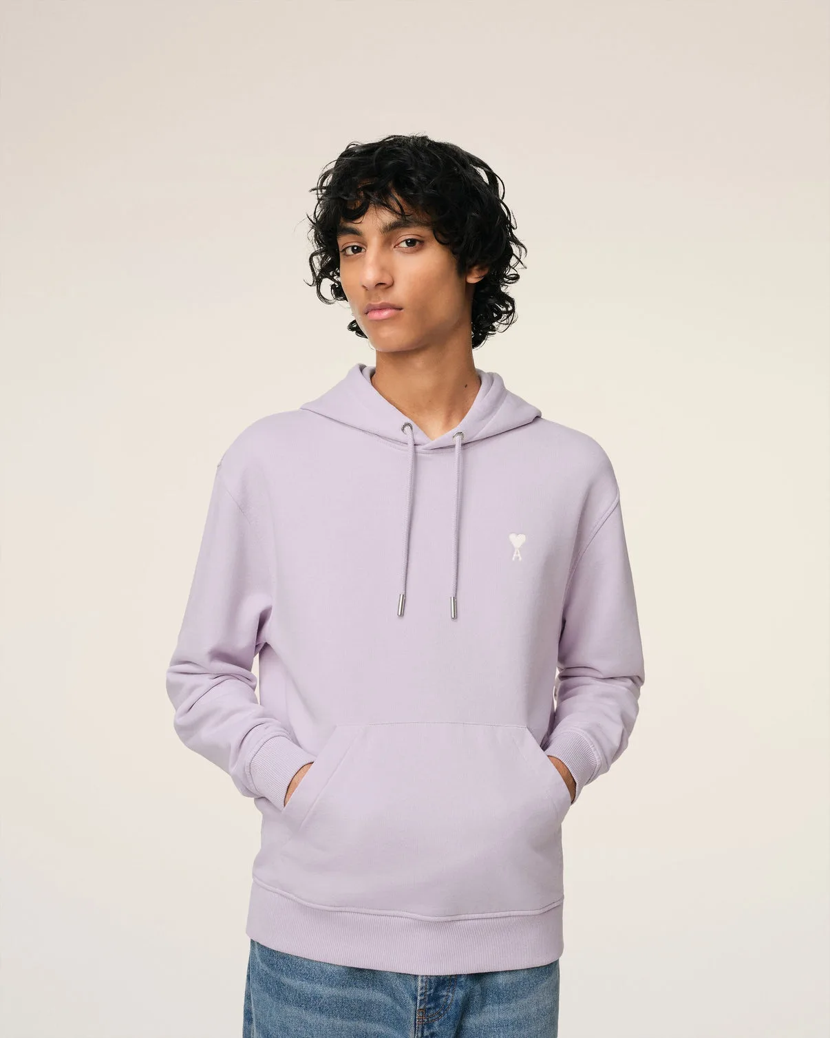 Purple Cotton Hoodie