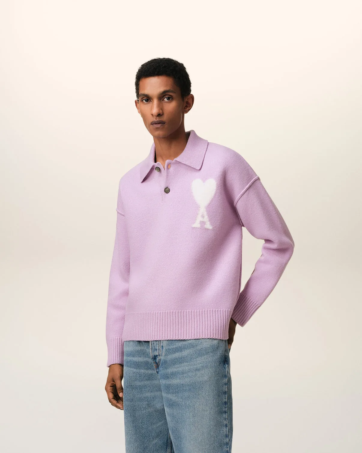 Purple Wool Polo