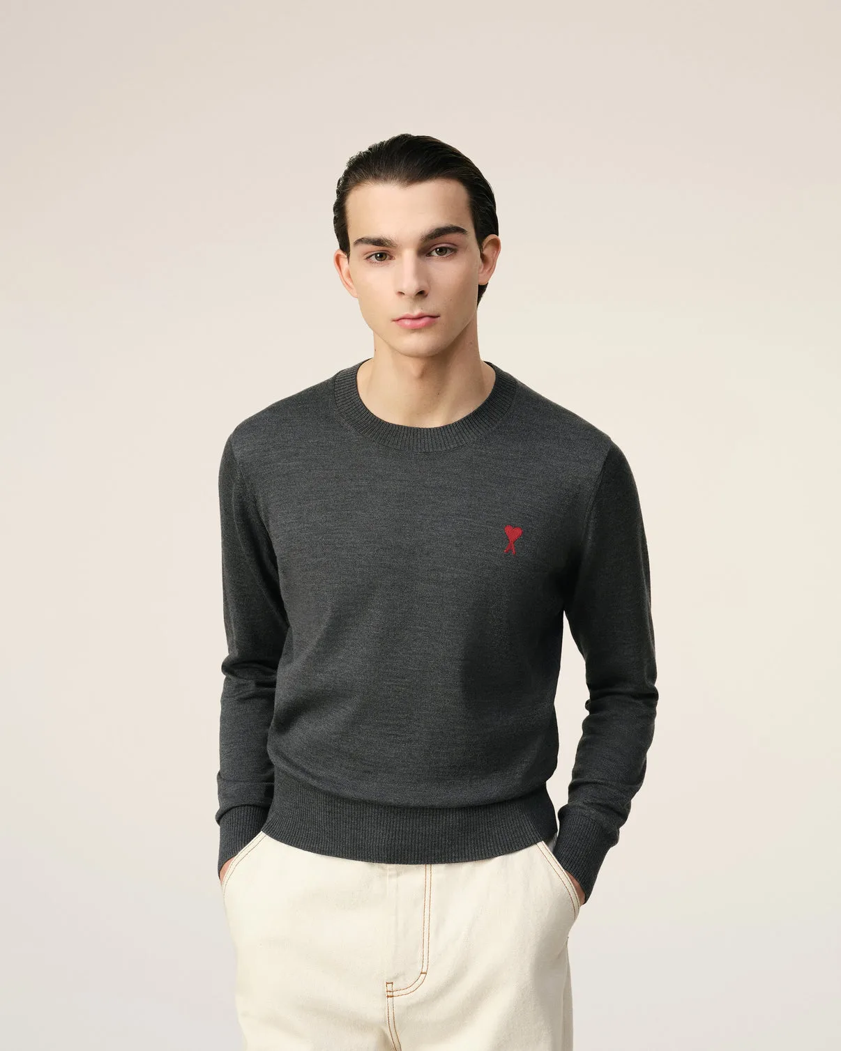 Red Crew Neck Sweater