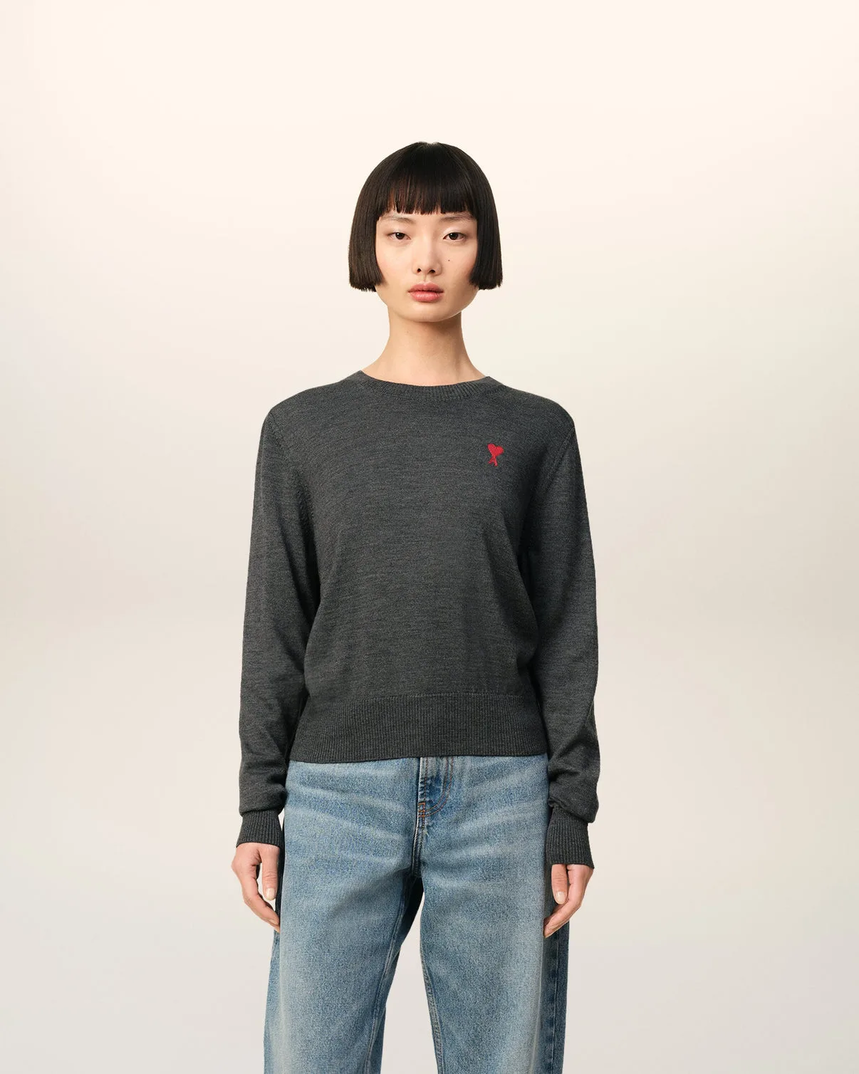 Red Crew Neck Sweater