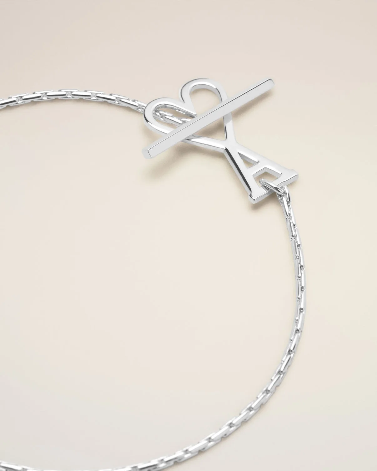 Silver Brass Chain Bracelet