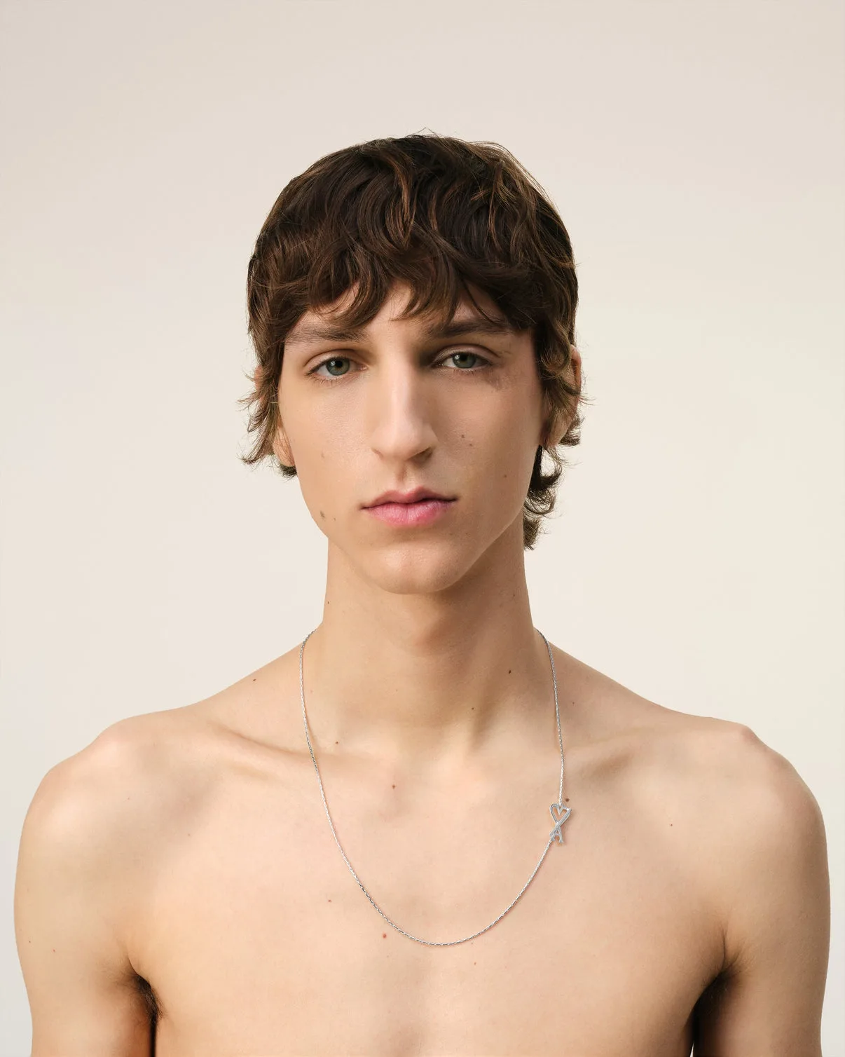 Silver Brass Chain Necklace