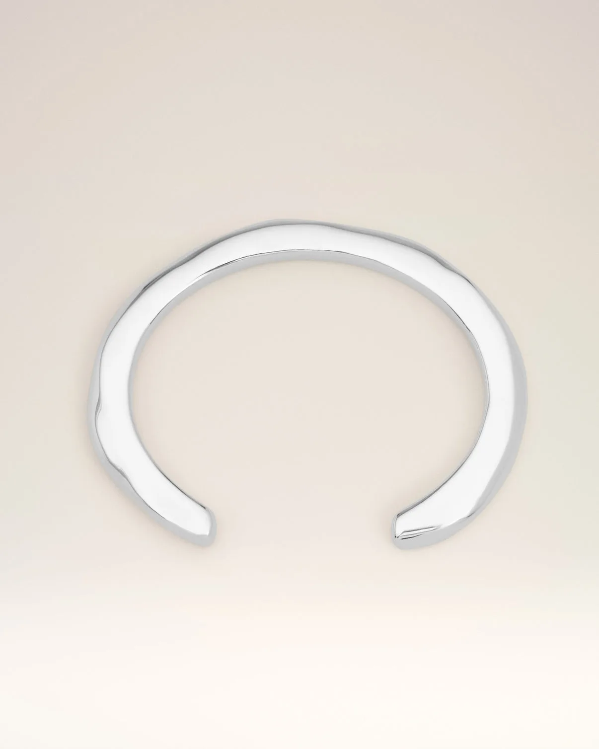 Silver Brass Dune Small Size Cuff