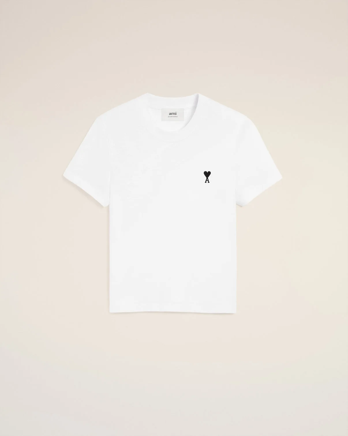 White Cotton Cropped T-shirt