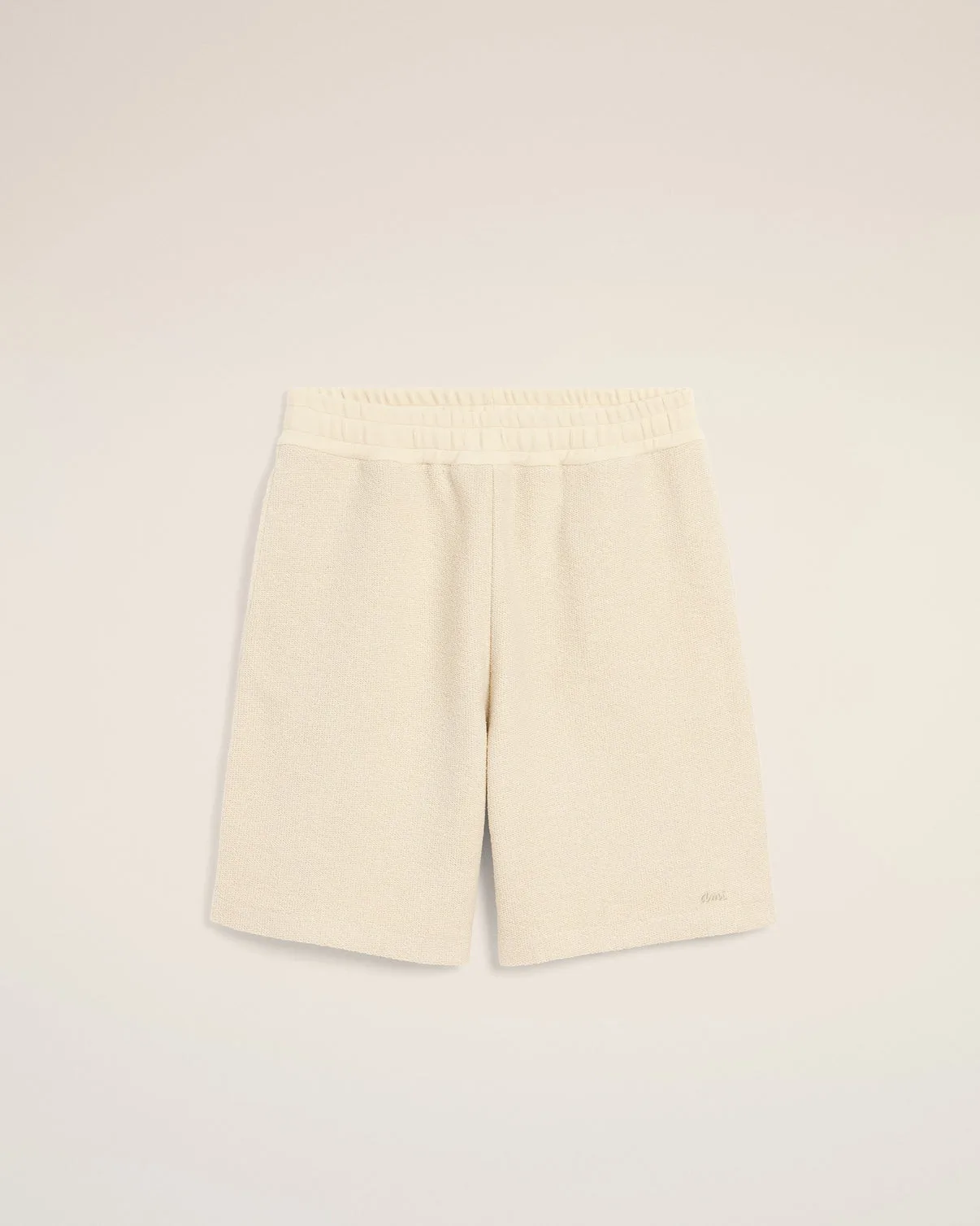 White Cotton Curly fleece Short