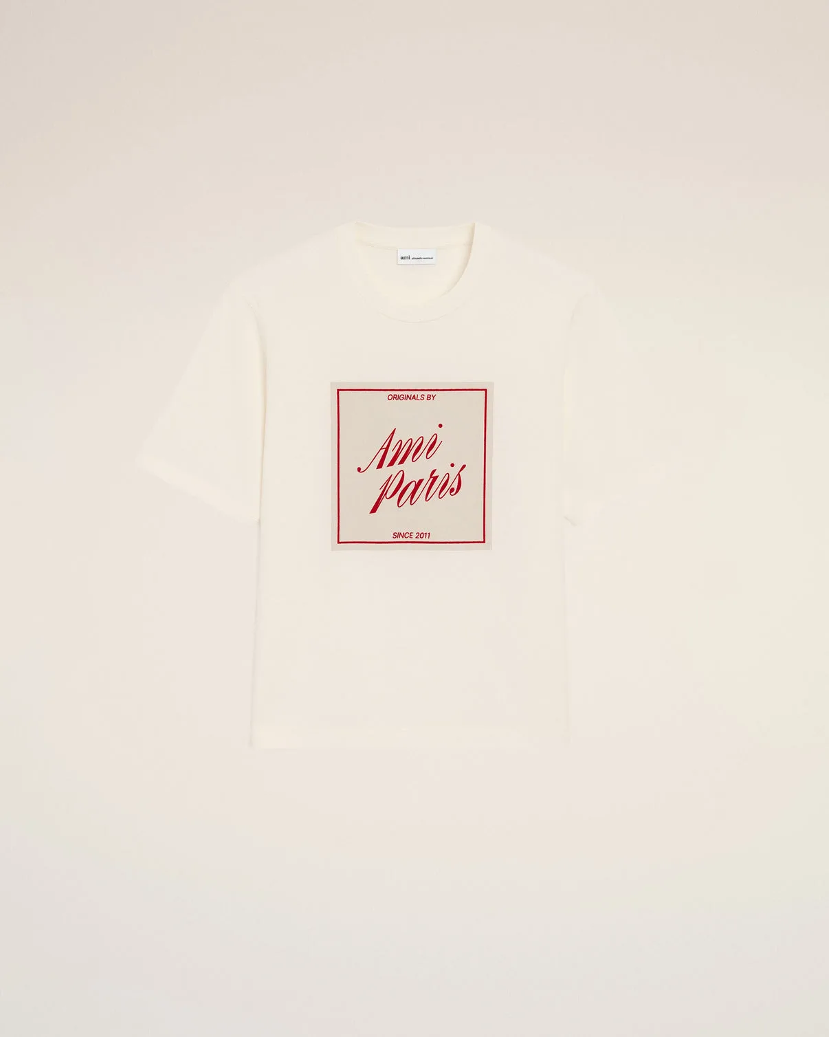 White Cotton Heritage Print T-shirt
