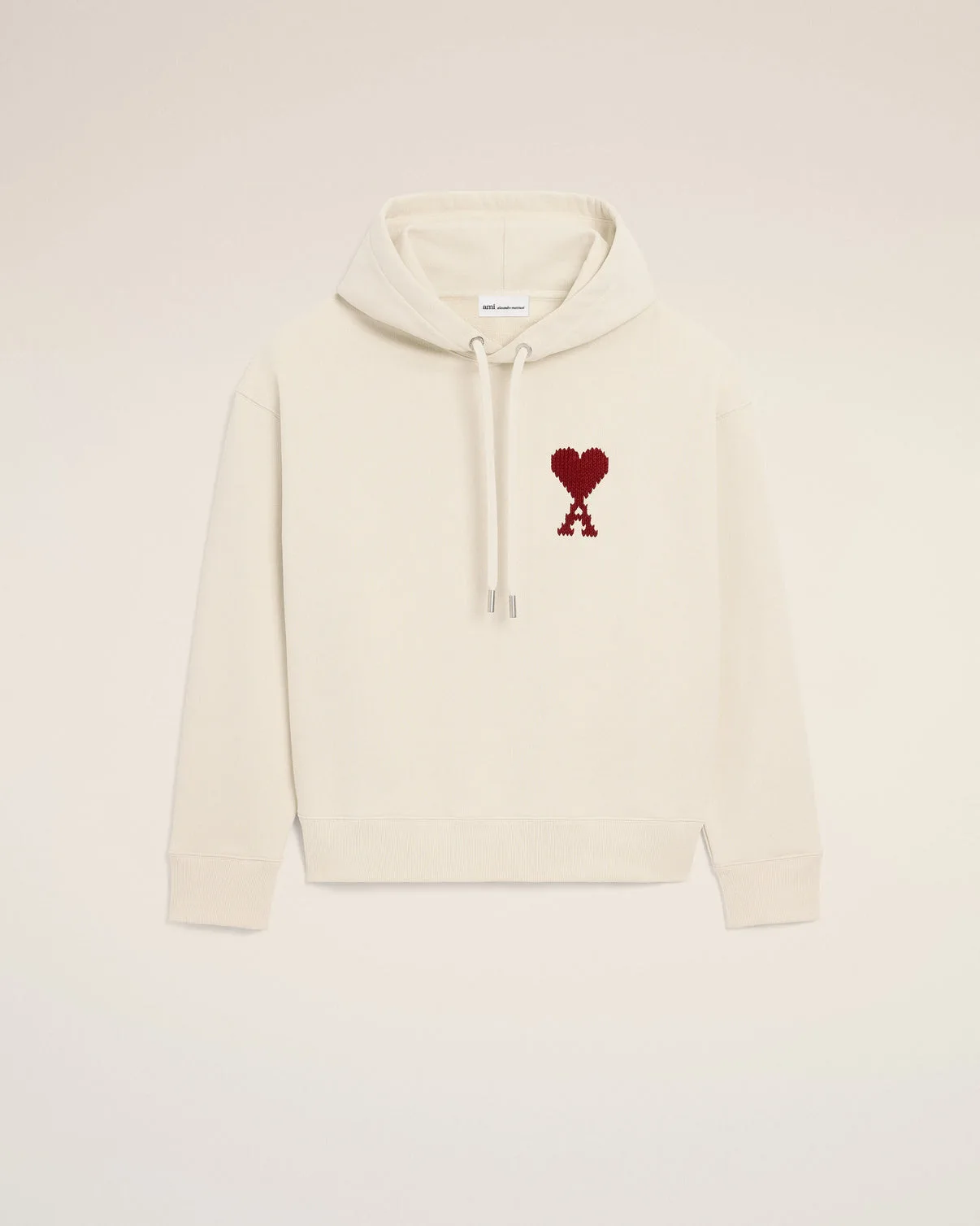 White Cotton Hoodie