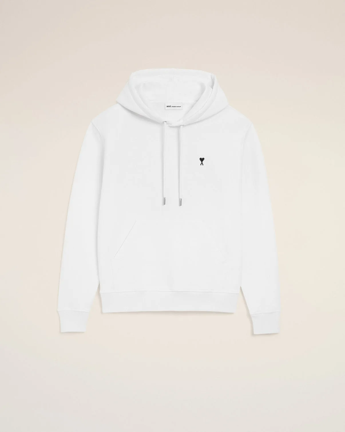 White Cotton Hoodie