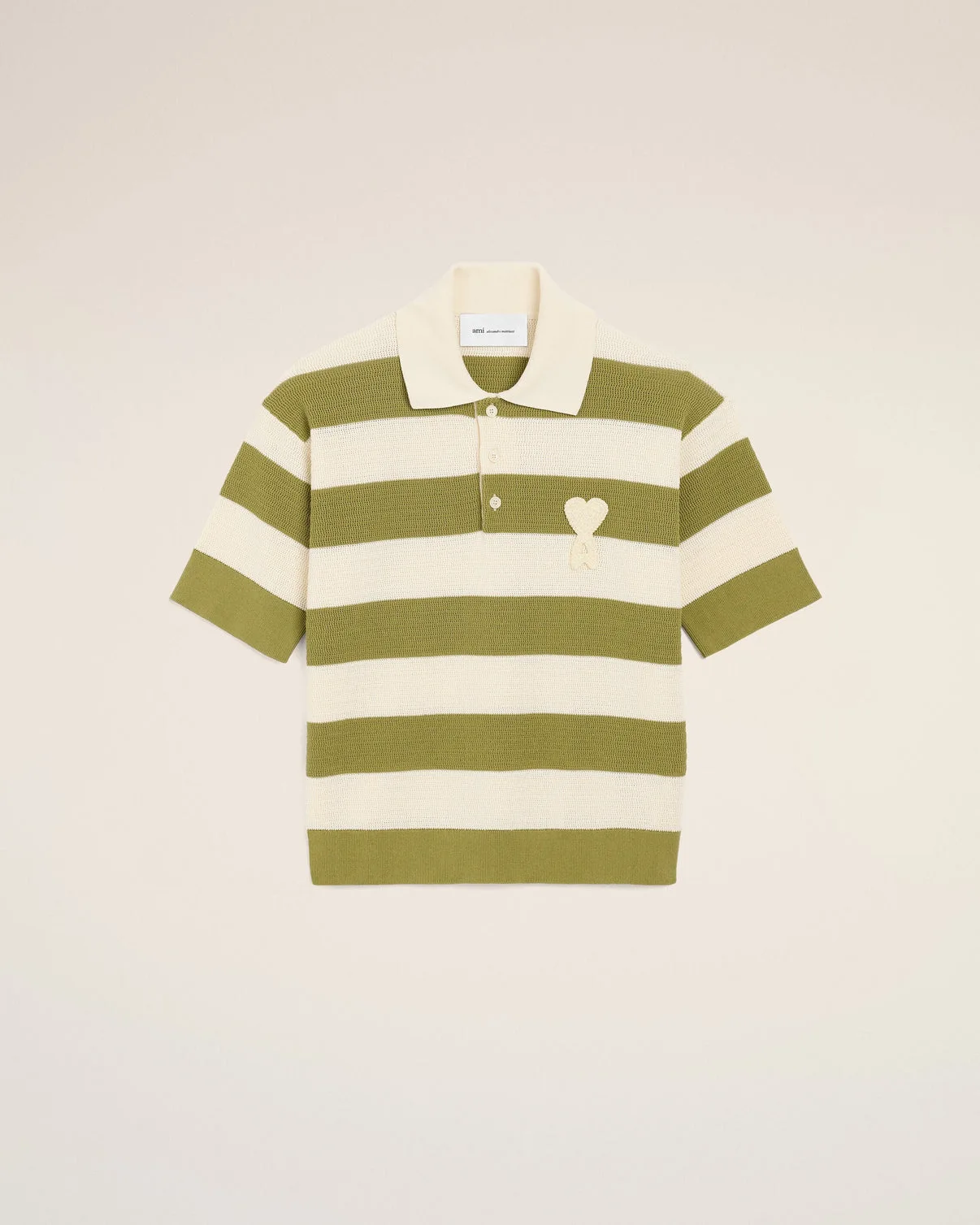 White Cotton Short Sleeves Polo