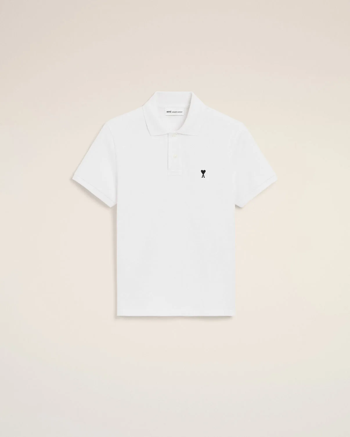 White Cotton Short Sleeves Polo Shirt