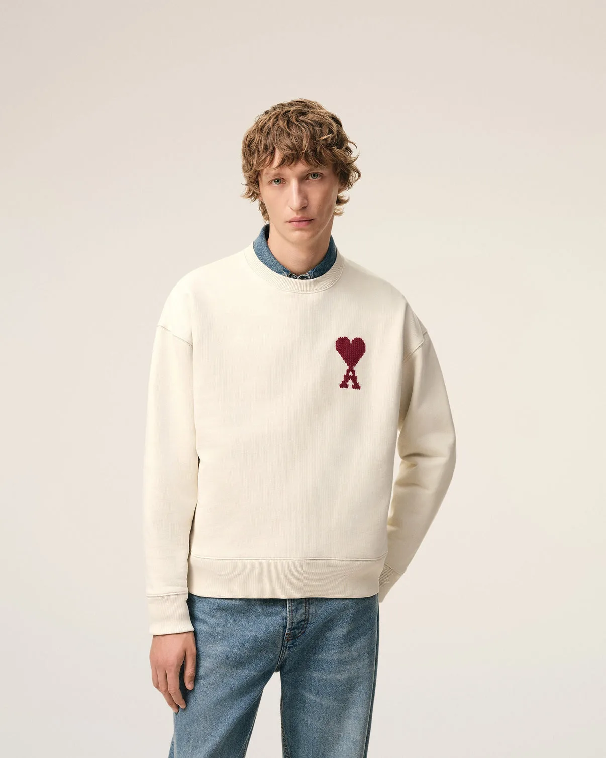 White Cotton Sweatshirt