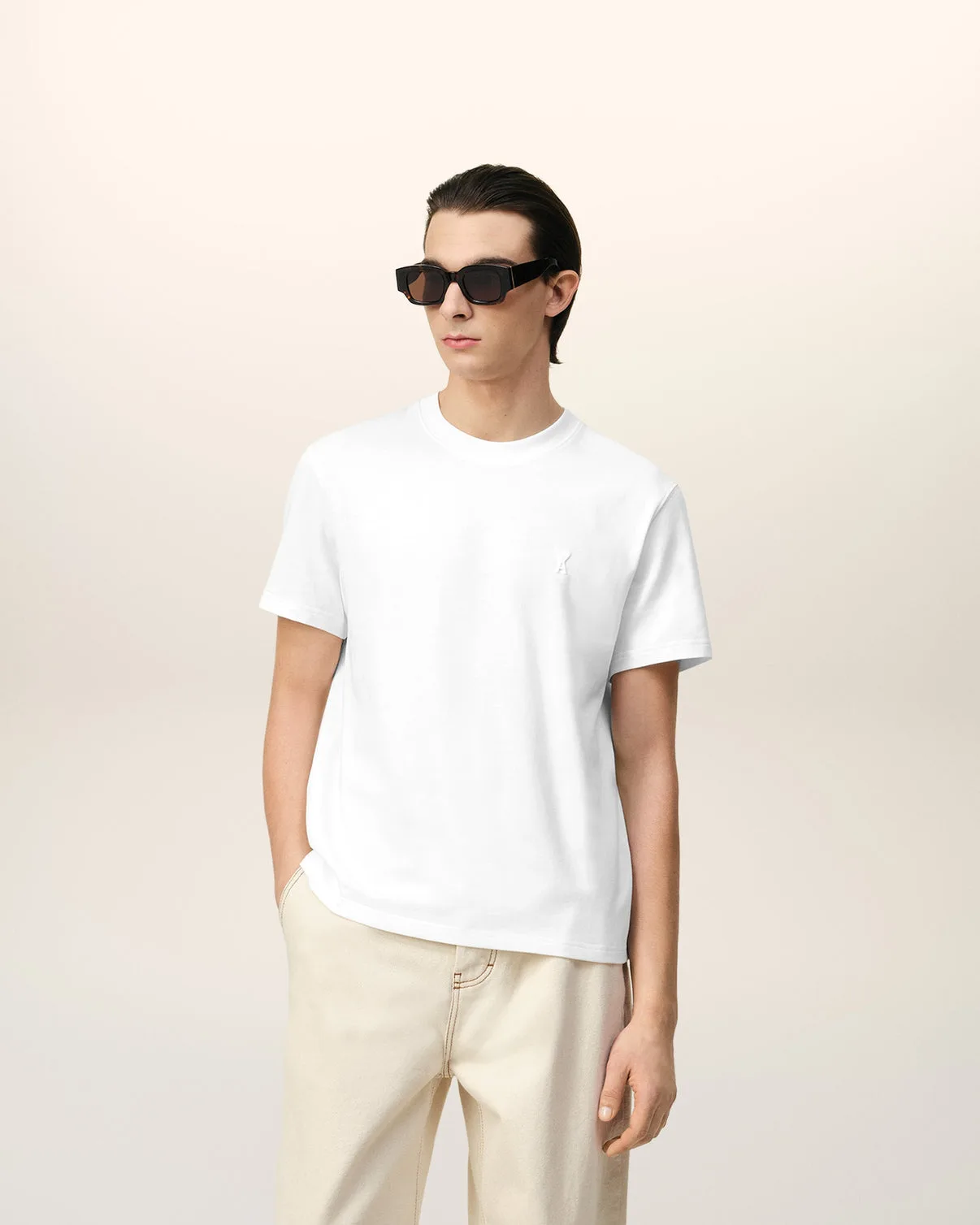 White Cotton T-shirt